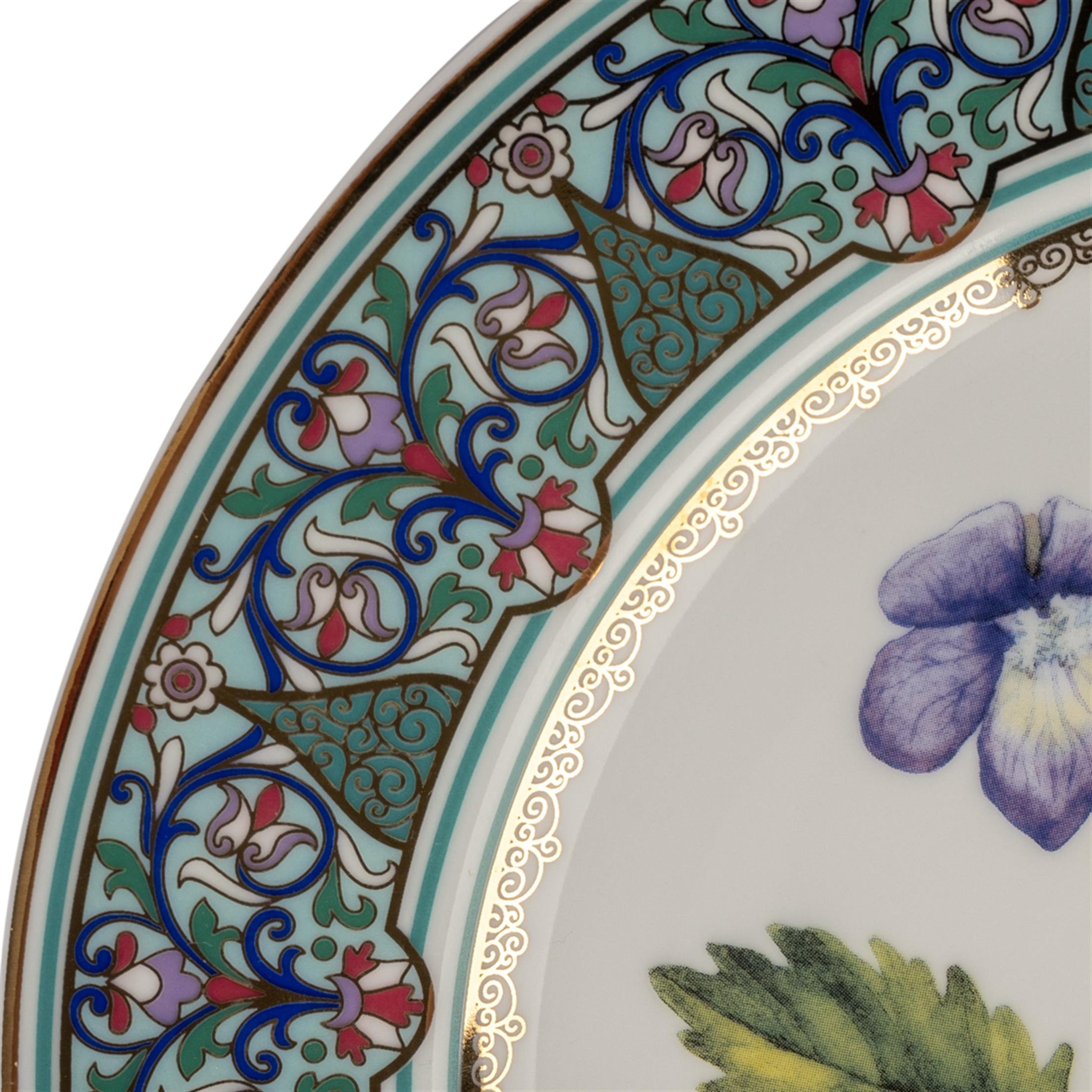 IMPERIAL PORCELAIN Yemek Servis Tabağı 27 cm Incised Violet