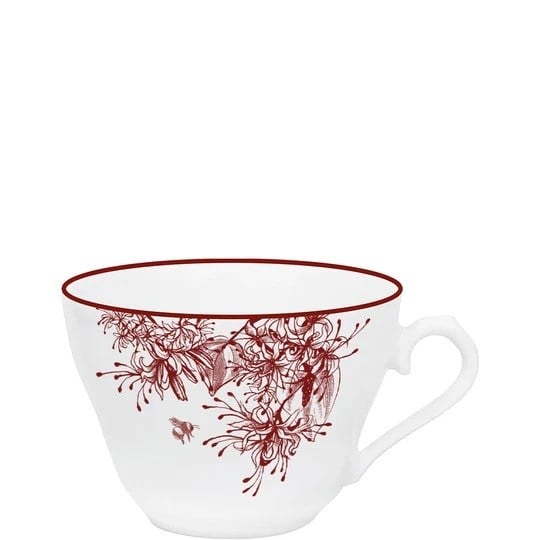 KAHLA Jardin Rouge Kahve Fincanı 180ml & Kahve Tabağı 15cm
