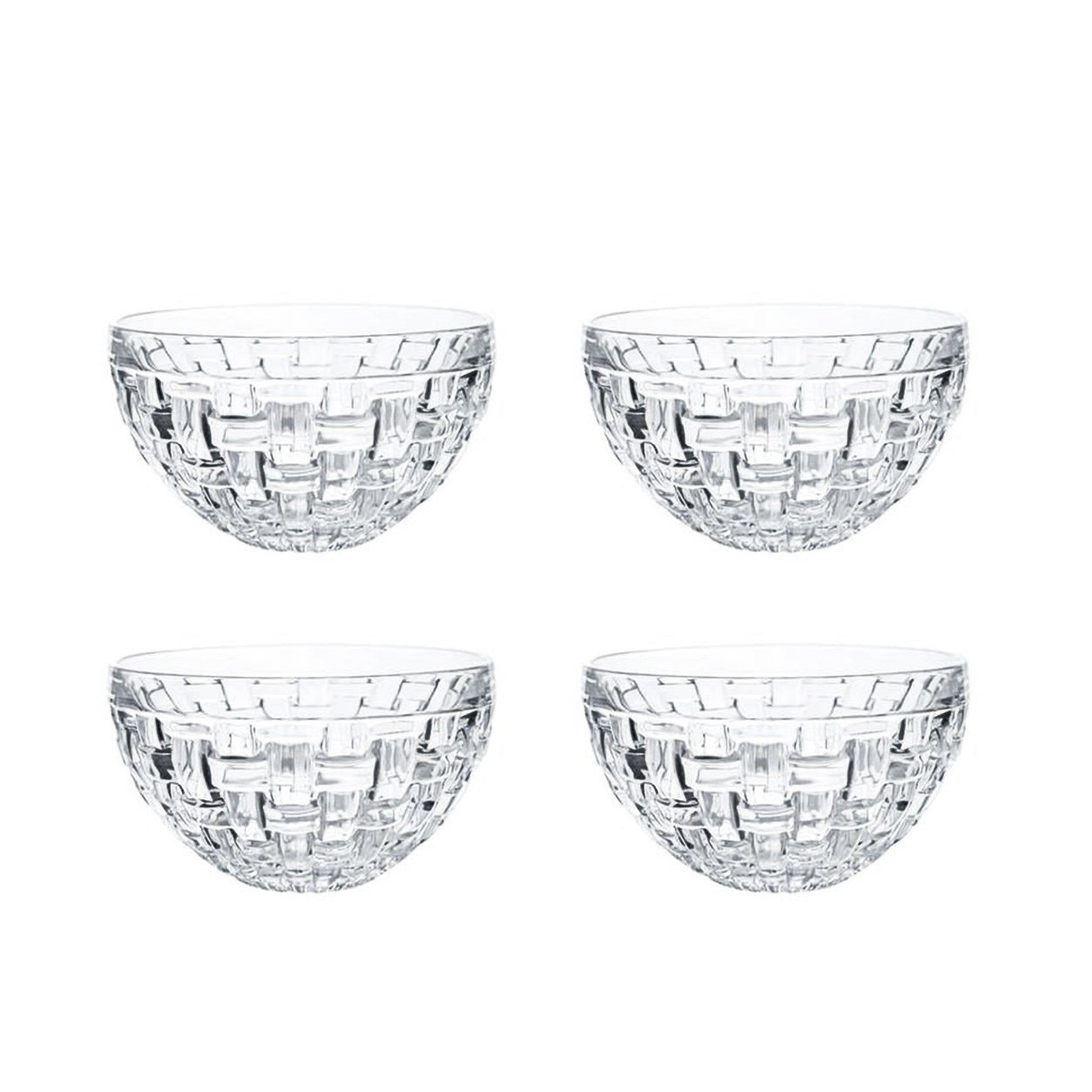 NACHTMANN Round Bowl 9.5cm Single Bossa Nova Transparent