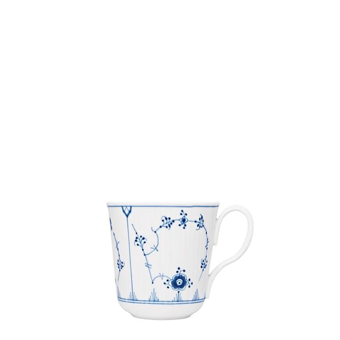 ROYAL COPENHAGEN Kupa 300ml Blue Fluted Plain