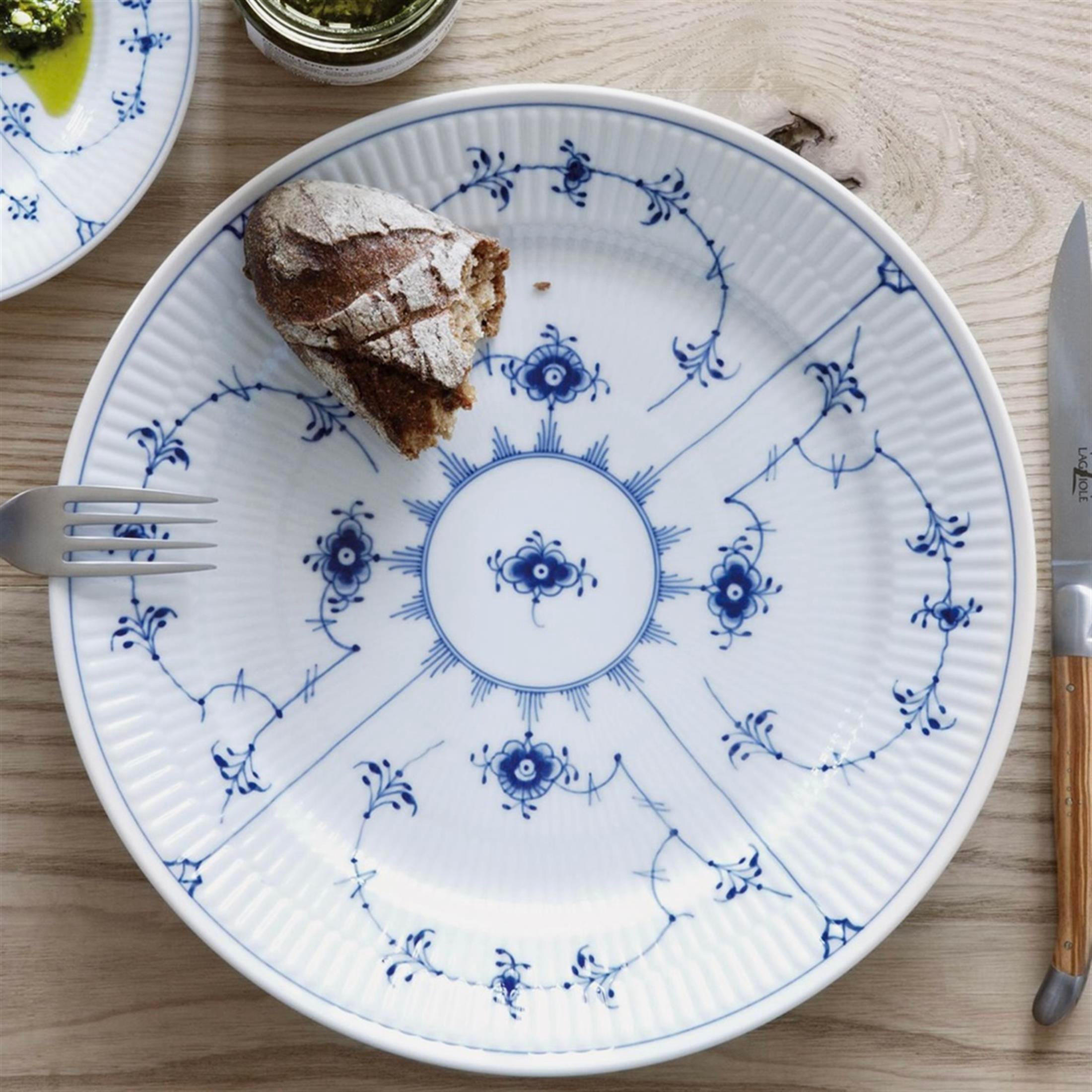ROYAL COPENHAGEN Servis Tabağı 27 cm Blue Fluted Plain