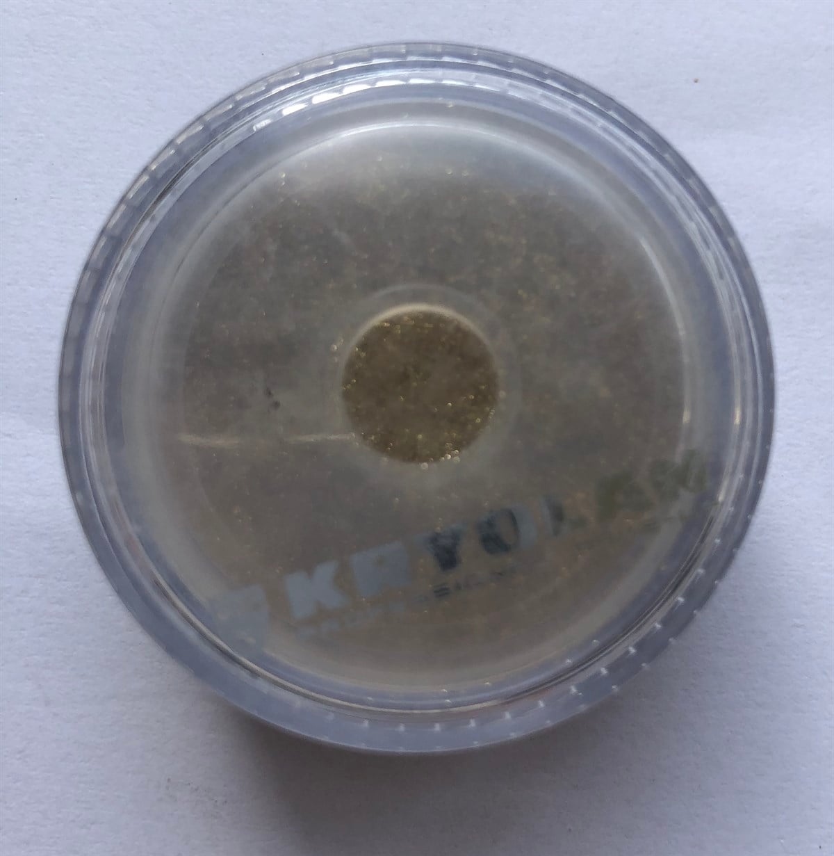 kryolan polyester glitter sim gold