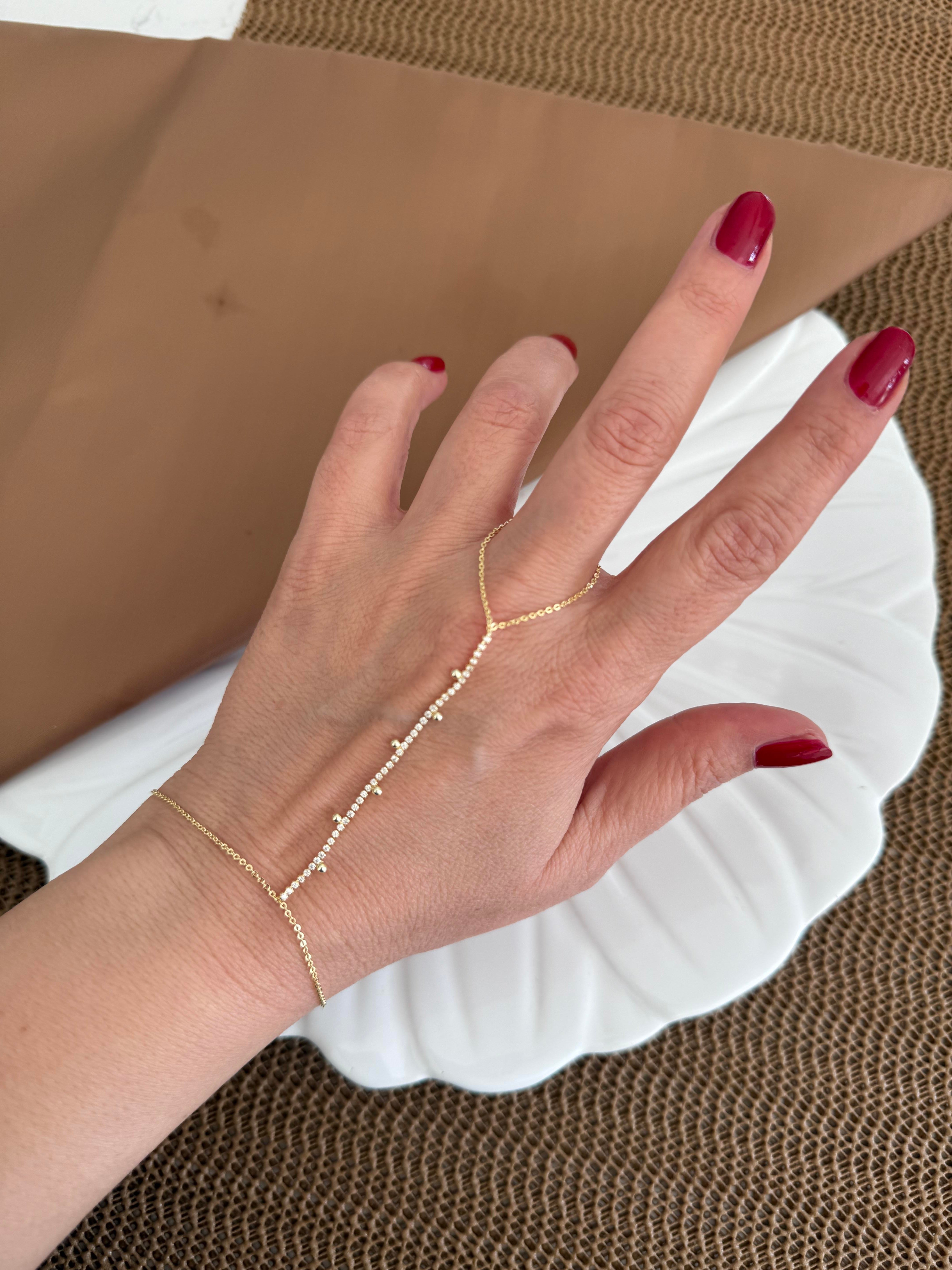Özel Seri Gold Zirkon Taşlı Mini Topçuklu Şahmeran