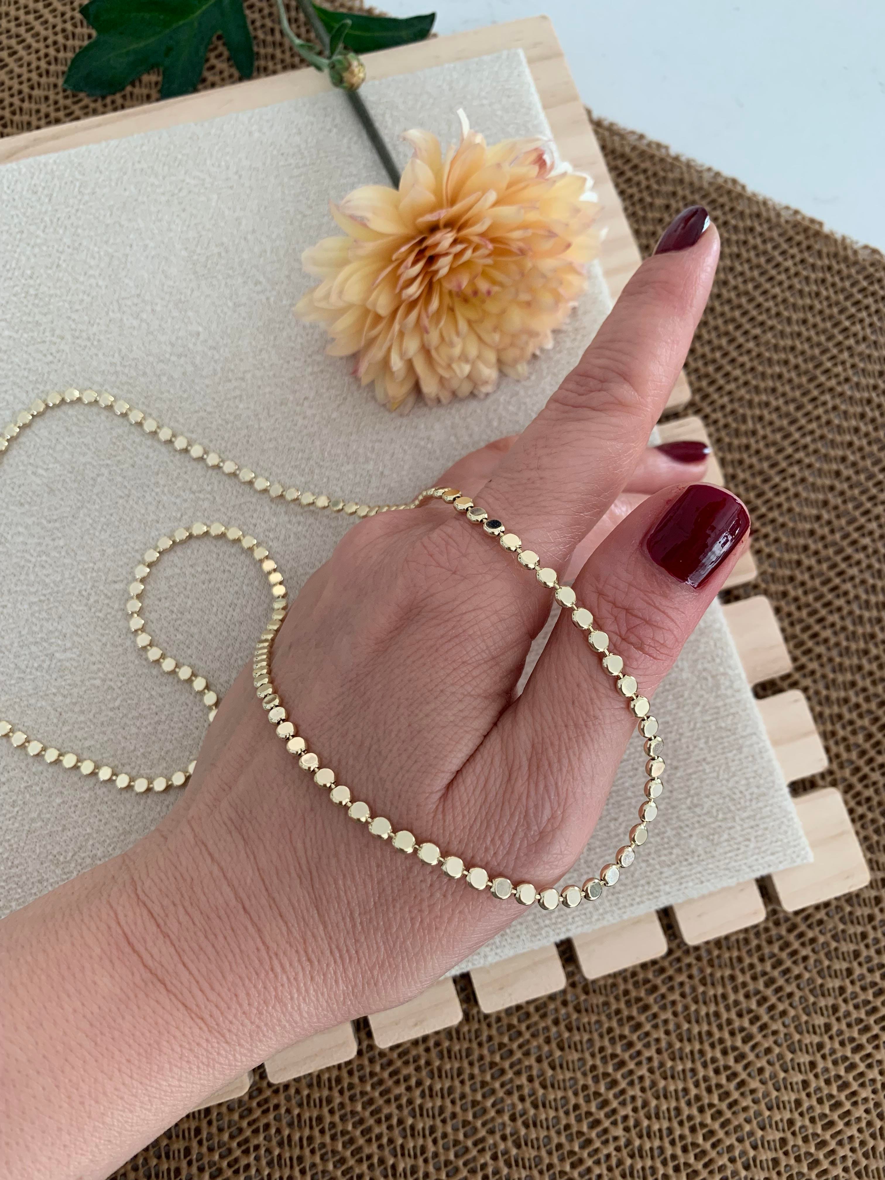 Vip 14k 60 Cm Ezme Kolye