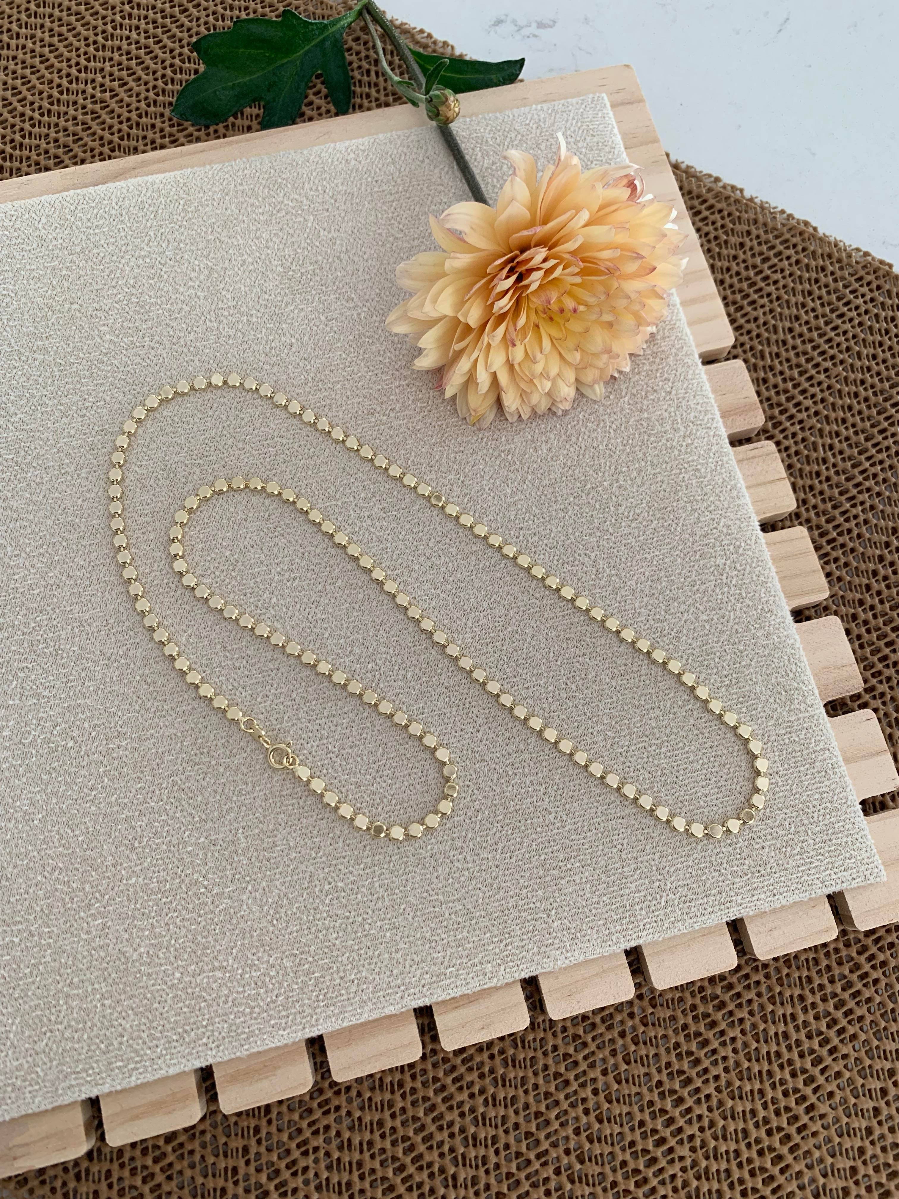 Vip 14k 60 Cm Ezme Kolye