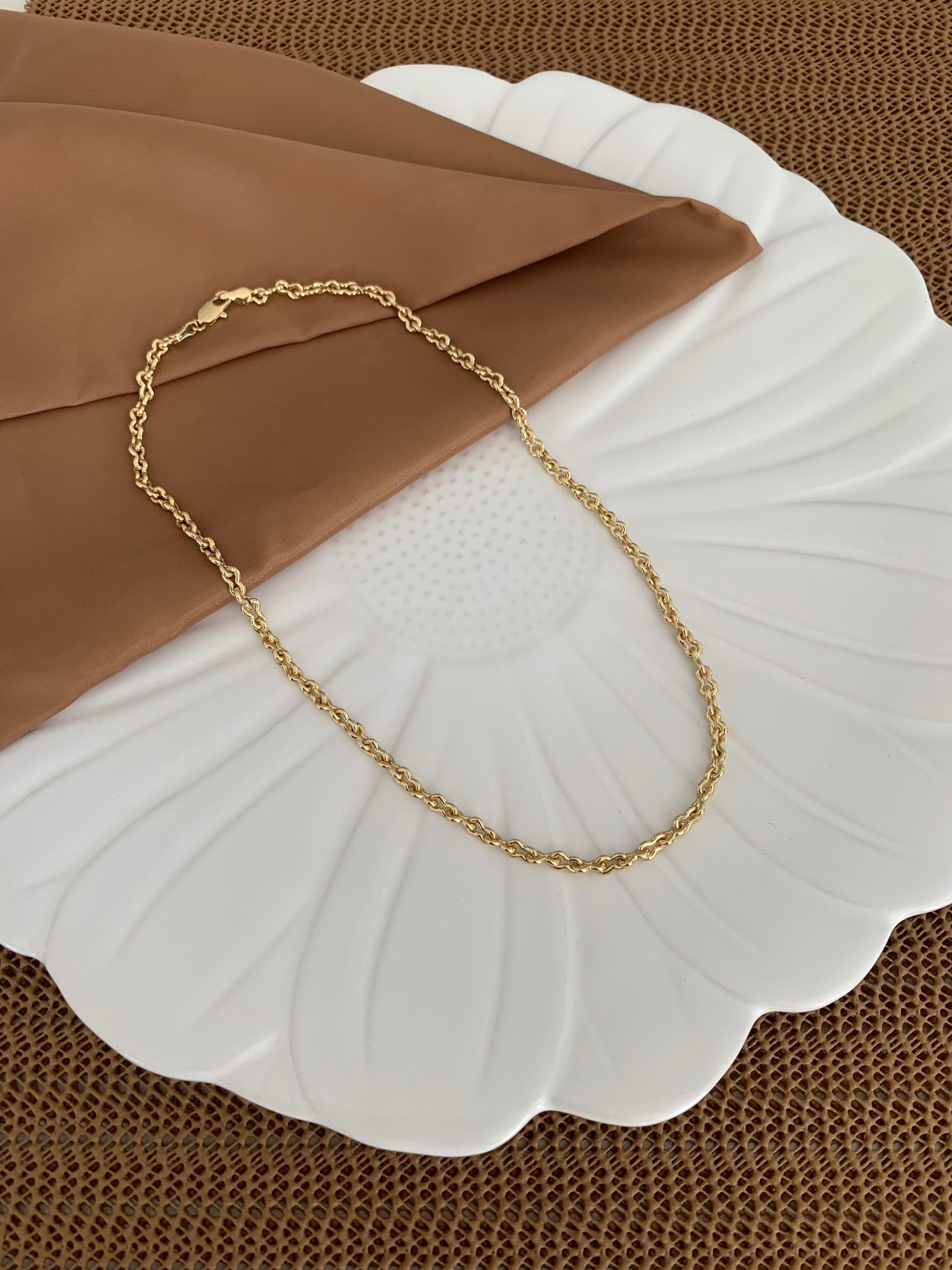 Vip Gold 44 Cm İç İçe Geçme Sonsuzluk Kolye