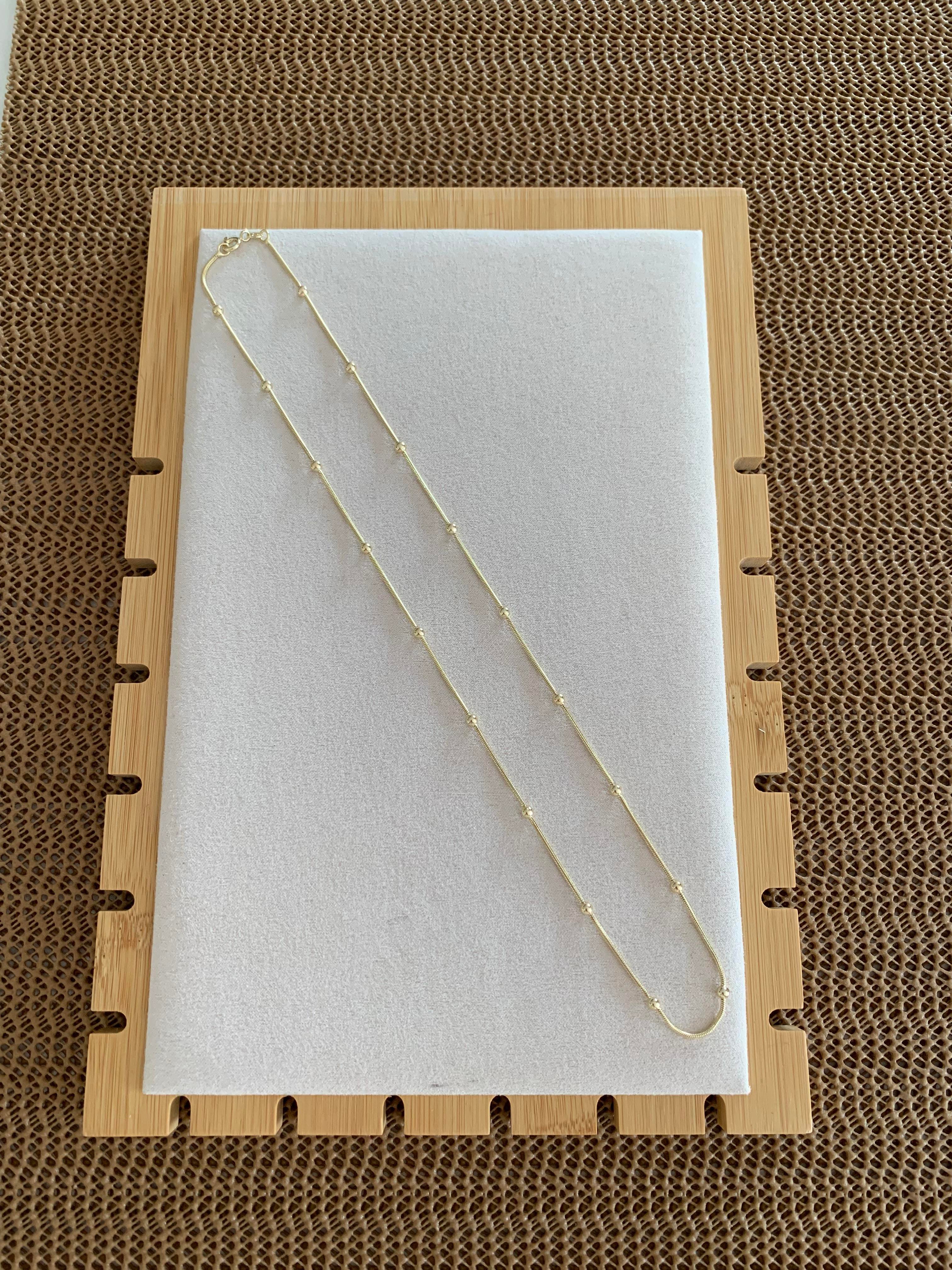 Vip Gold 50 Cm İnce İtalyan Zincirli Topçuk Kolye