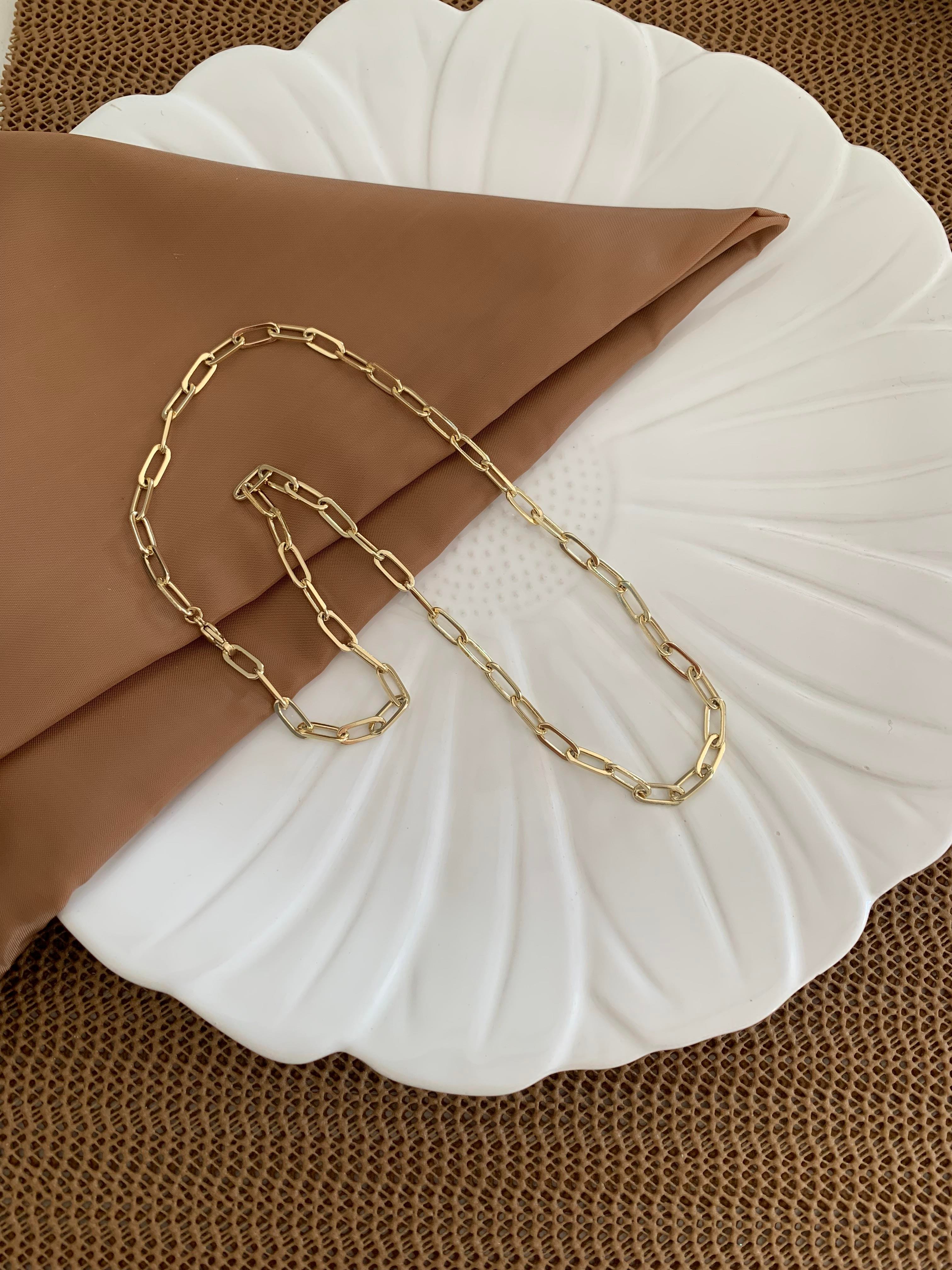 Vip Gold 54 Cm Ataç Zincirli Kolye