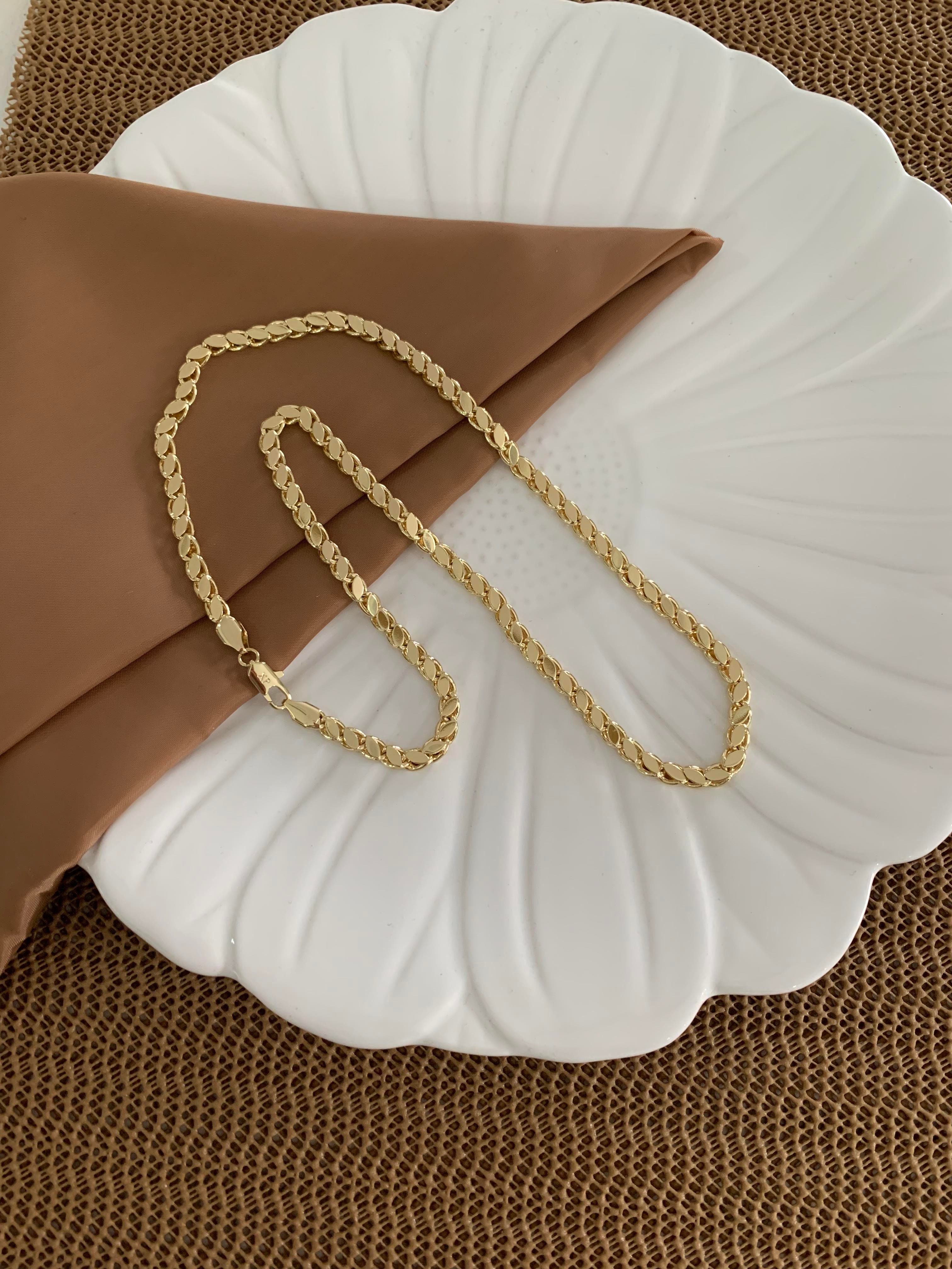 Vip Gold 59 Cm Arpa Zincirli Kolye