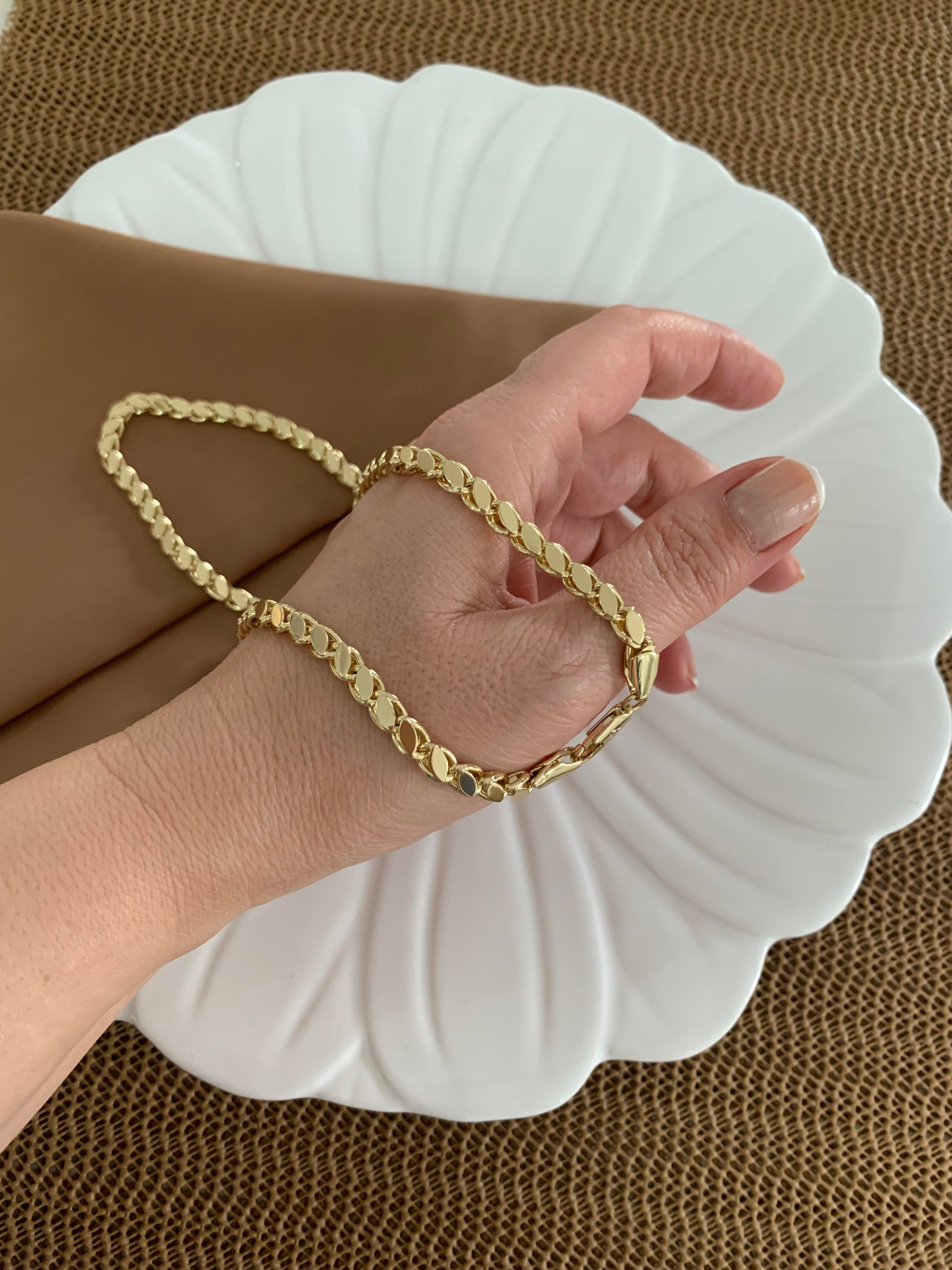 Vip Gold 59 Cm Arpa Zincirli Kolye