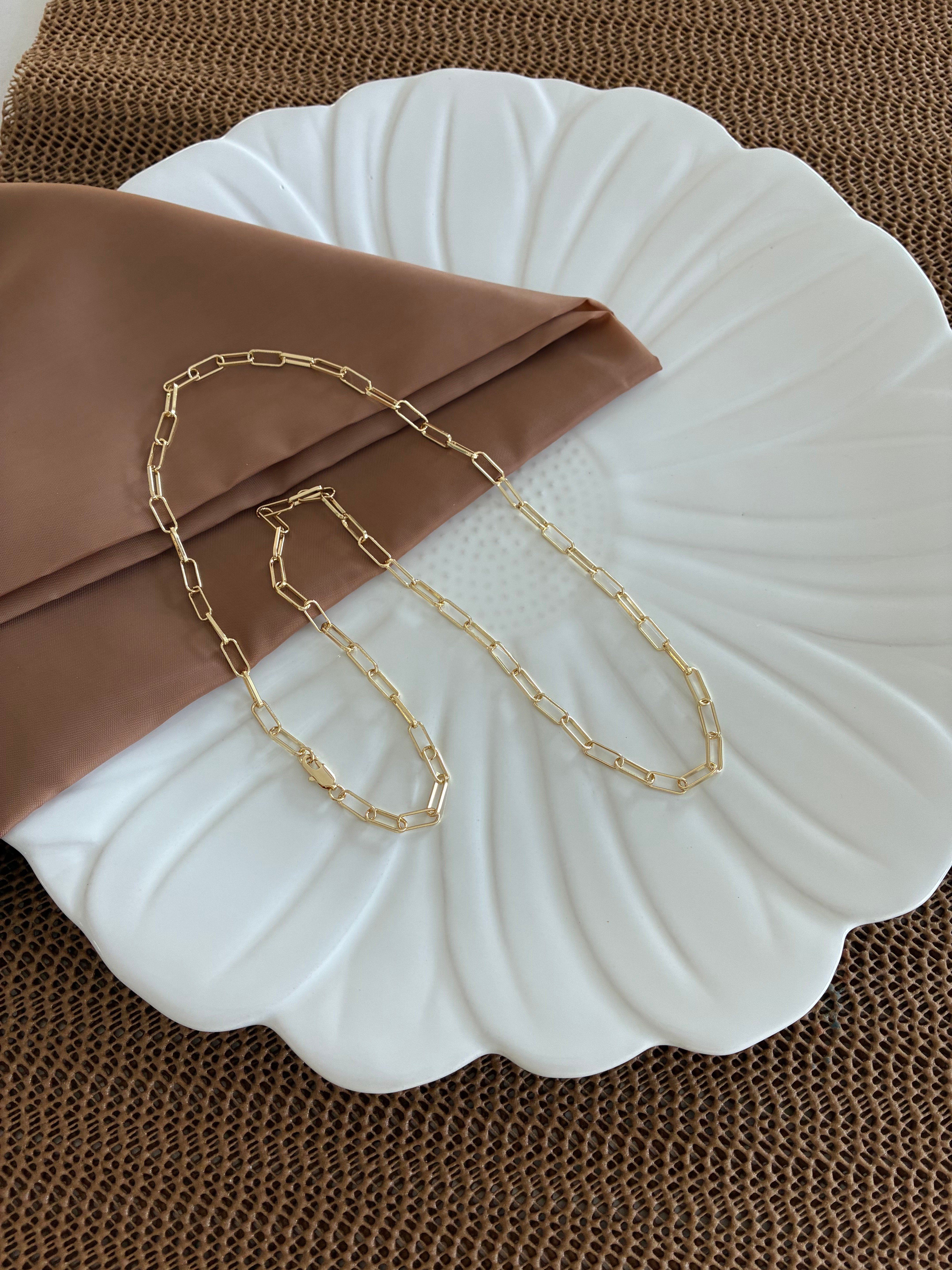 Vip Gold 60 Cm Ataç Zincirli Kolye