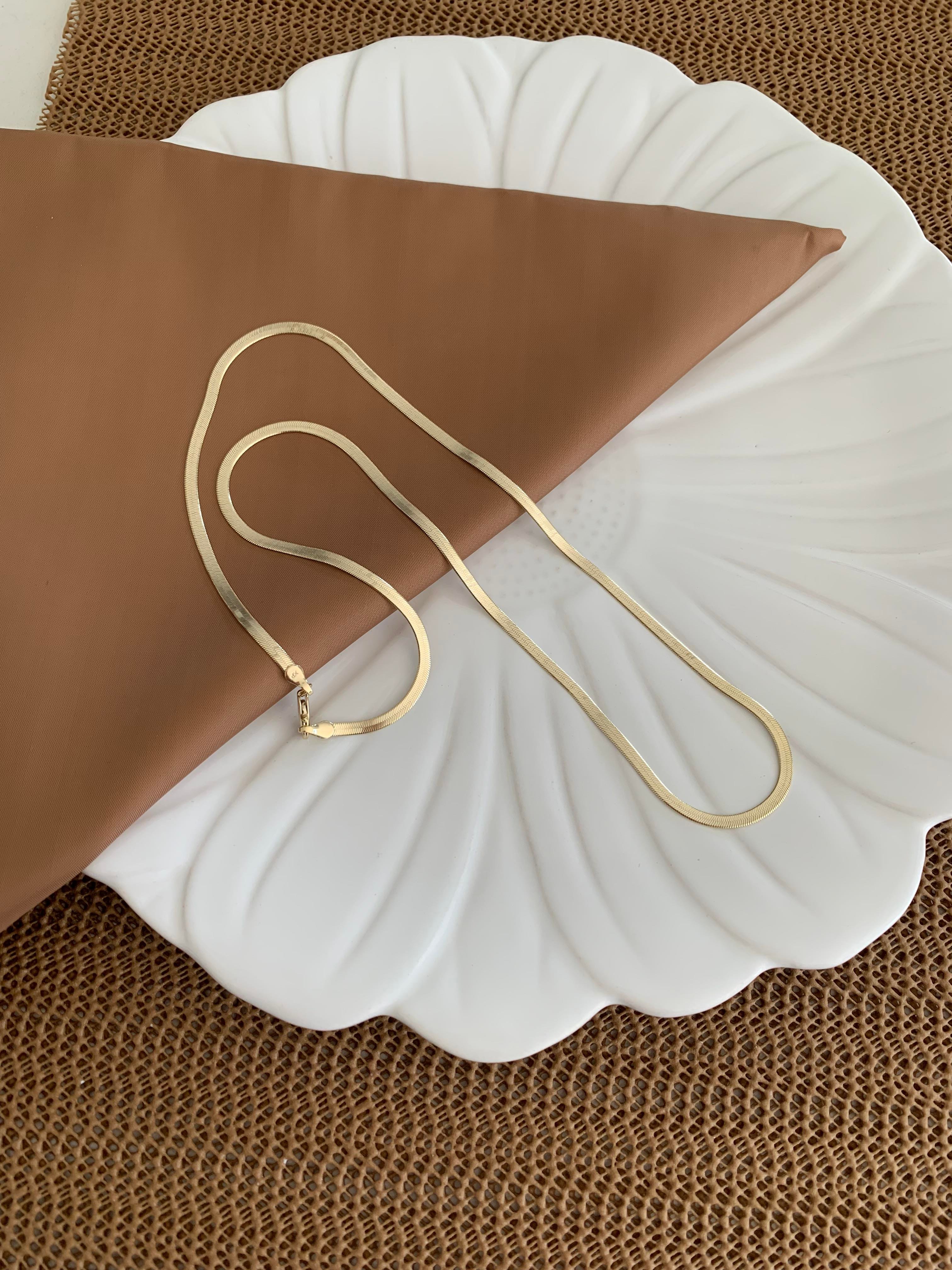 Vip  Gold 60 Cm İnce 1mm İtalyan Zincir Kolye