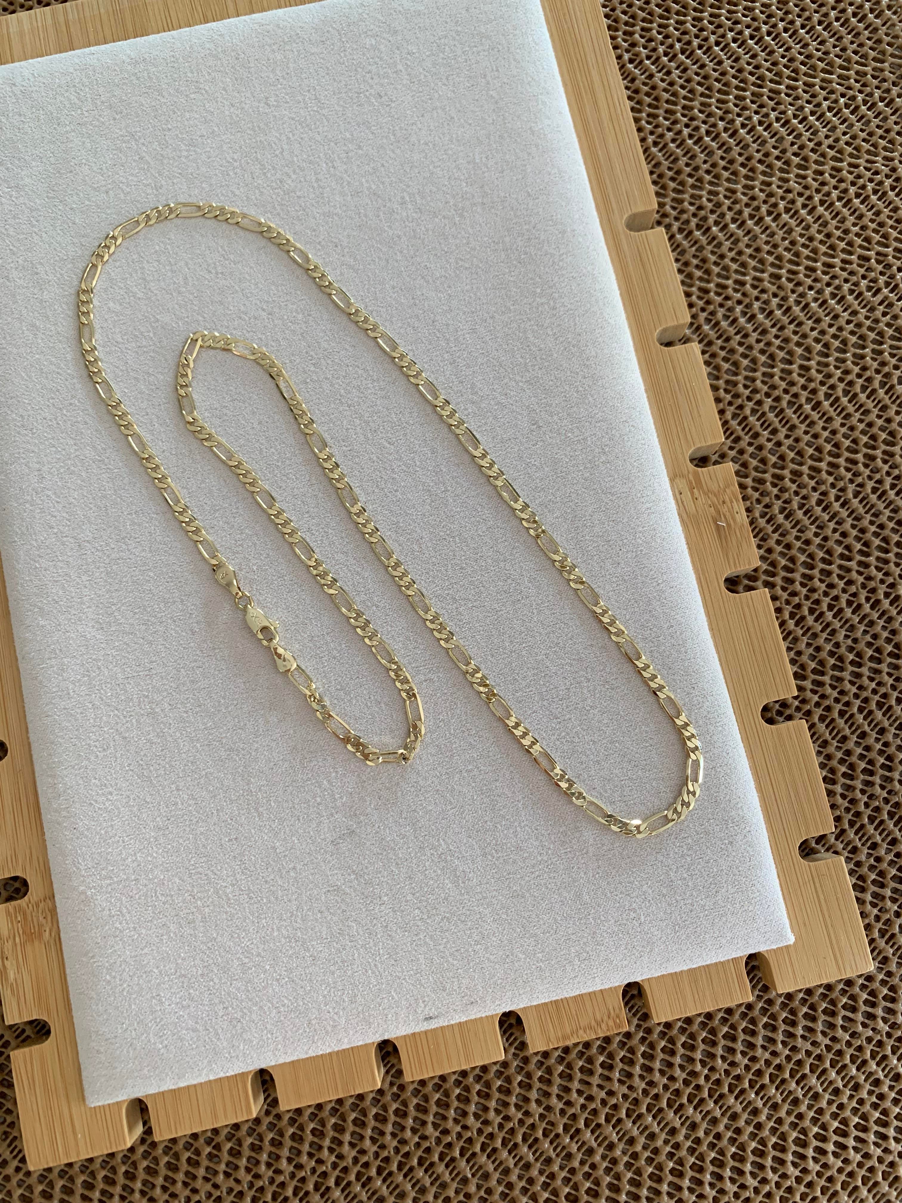 Vip Gold 60 Cm İnce İç İçe Geçme Klasik Zincirli Kolye