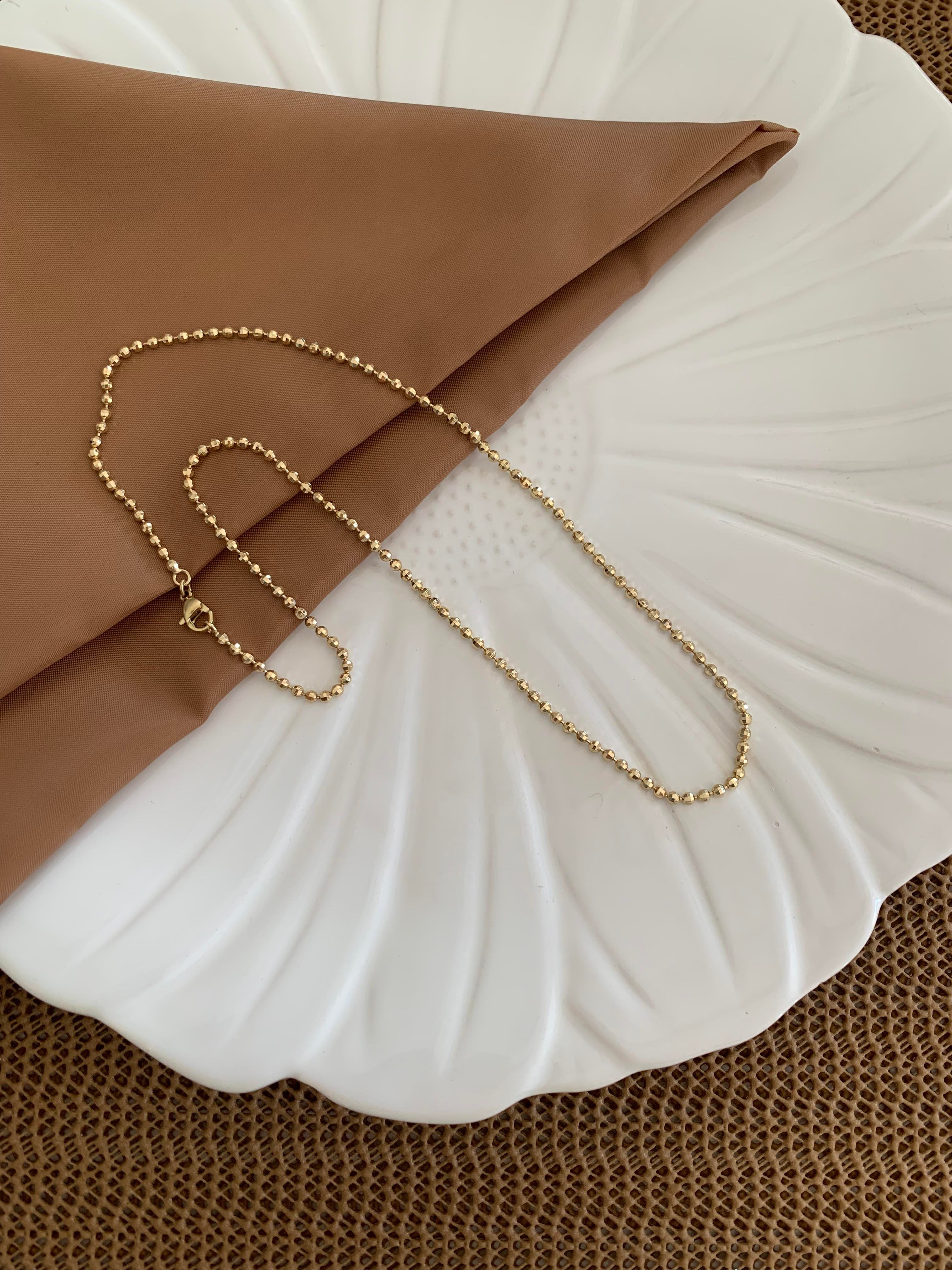 Vip Gold 60 Cm Pırıltılı Orta Boy Disko Top Kolye