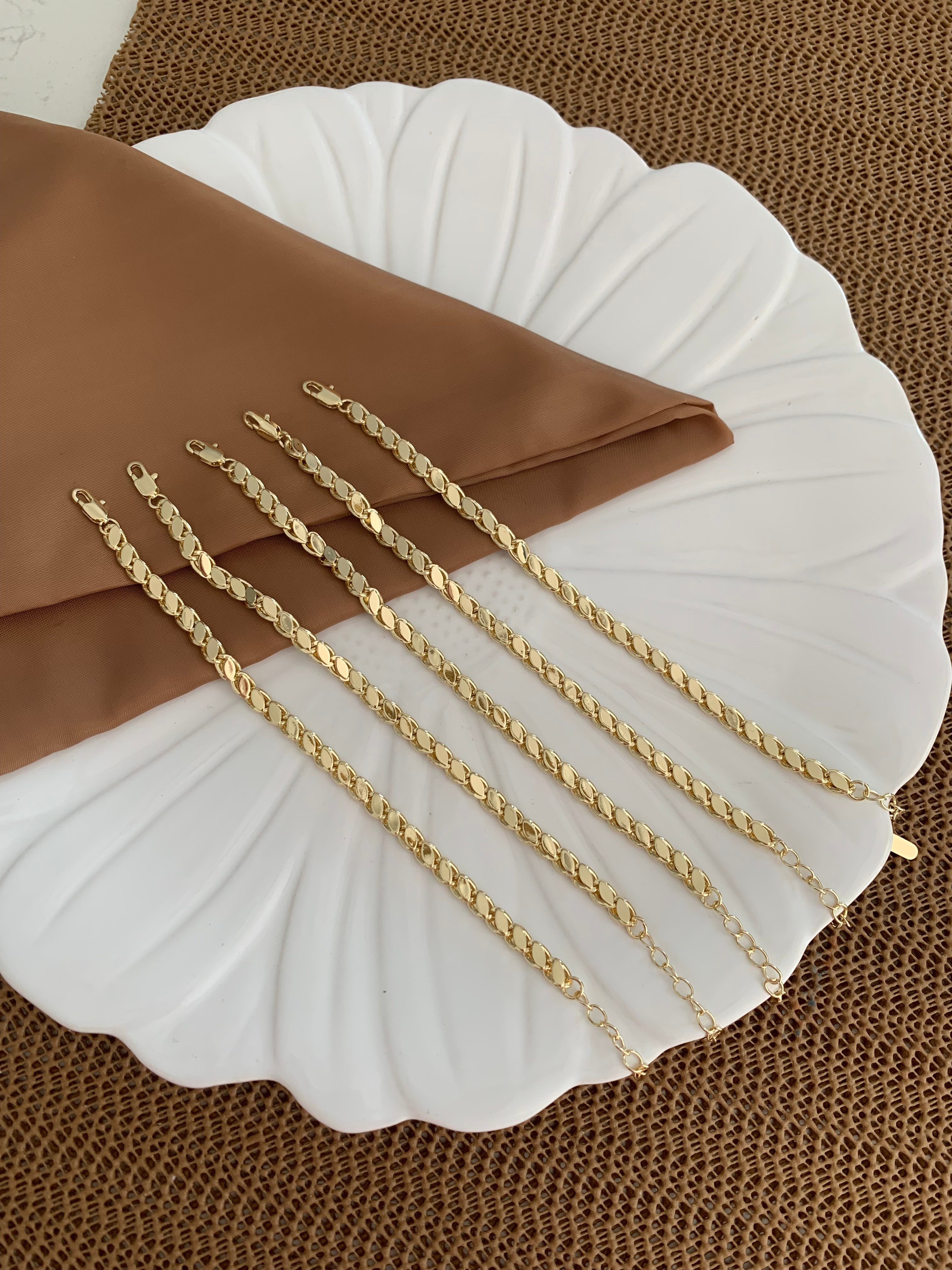 Vip Gold Arpa Zincir Bileklik