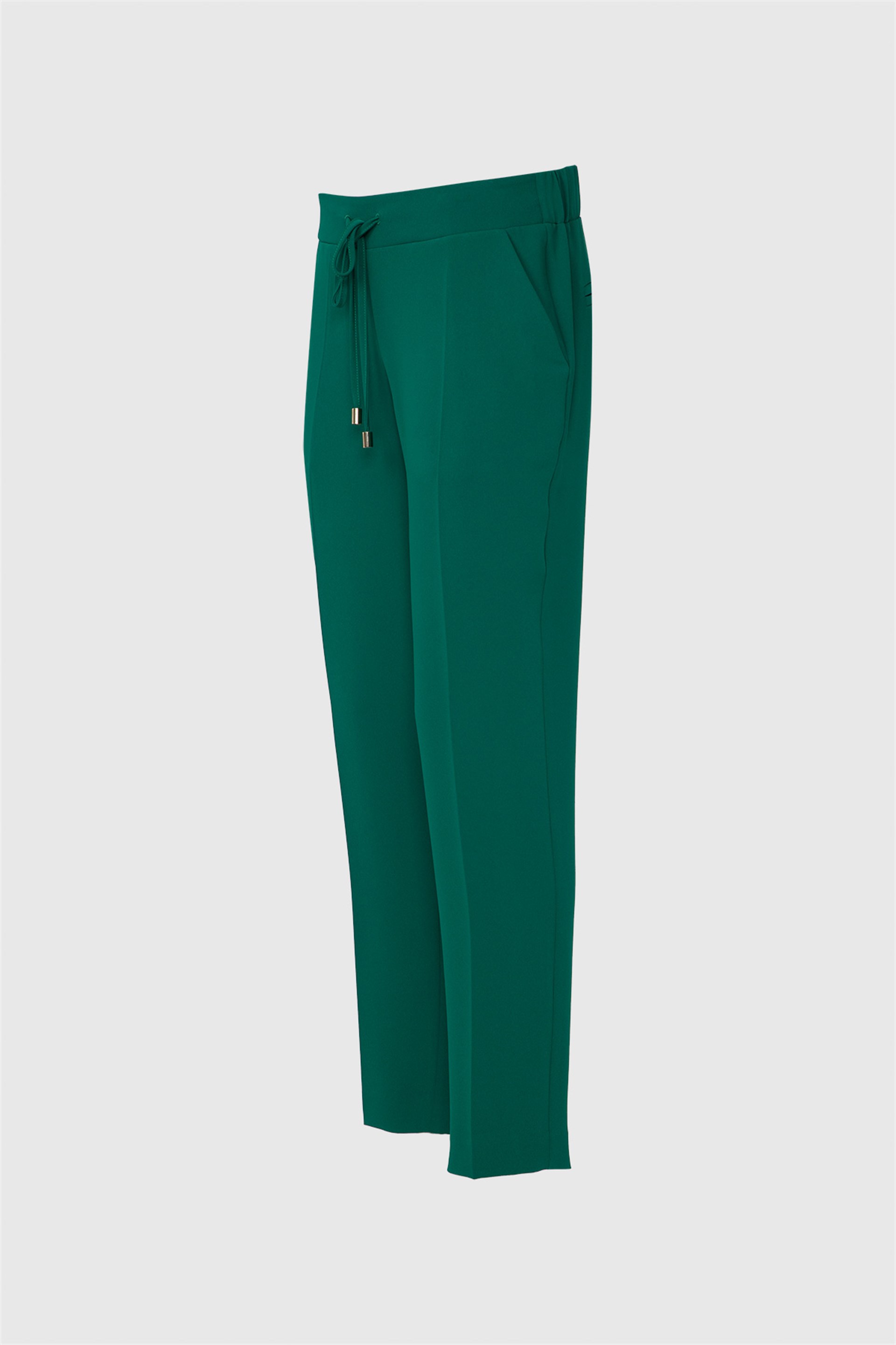 Bağcıklı Havuç Yeşil Pantolon