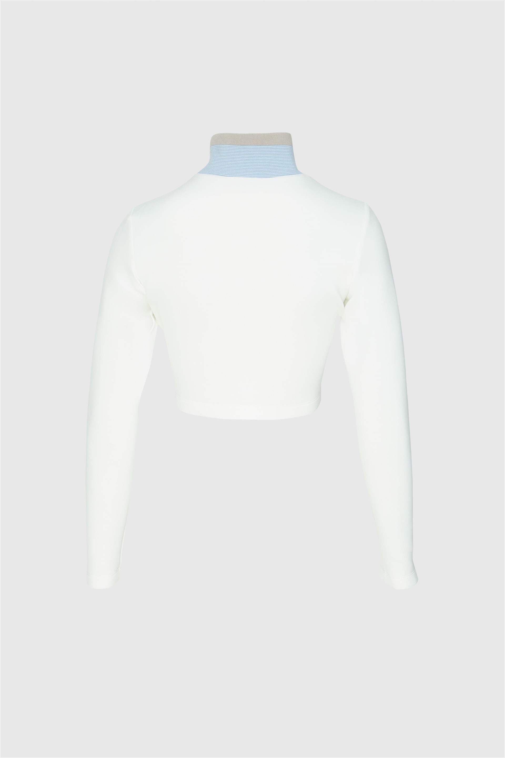 Turtleneck Printed Top