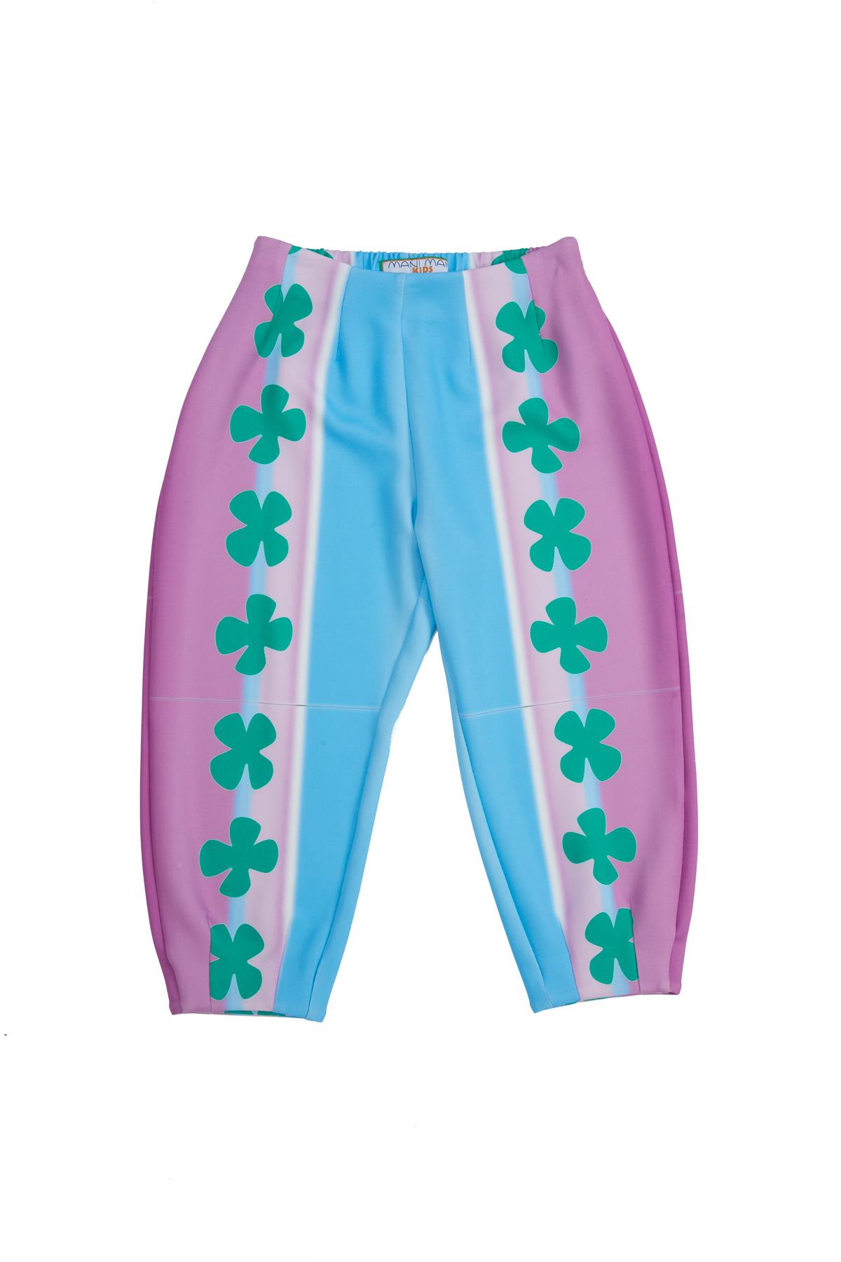 Belden Lastikli Desenli Eşofman