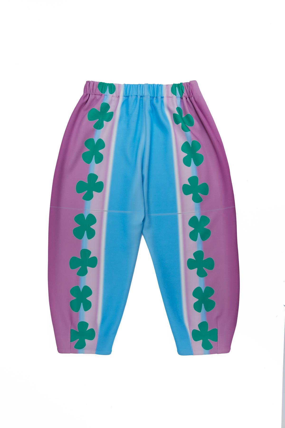 Belden Lastikli Desenli Eşofman