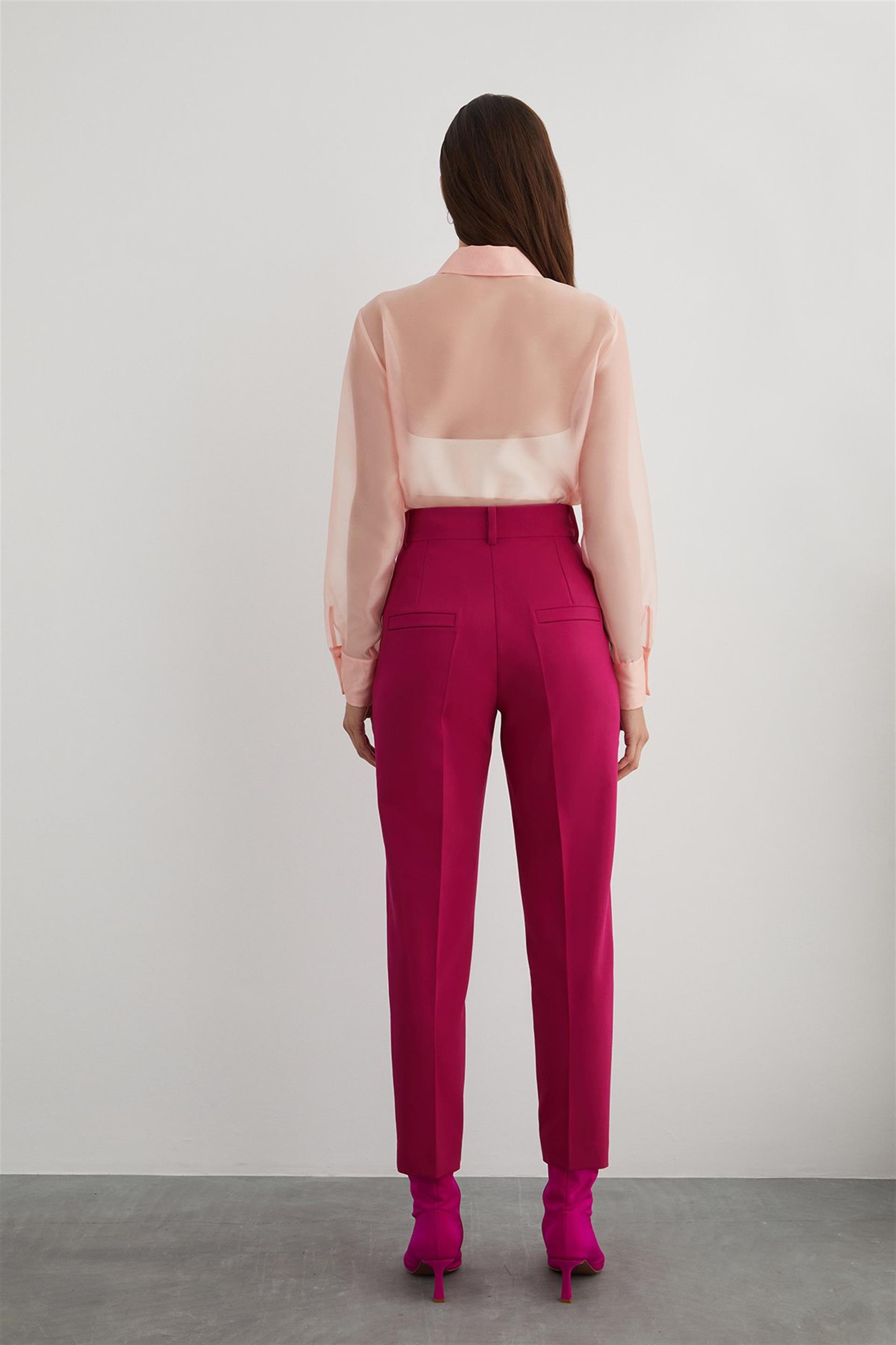 Cepli Havuç Model Mürdüm Pantolon