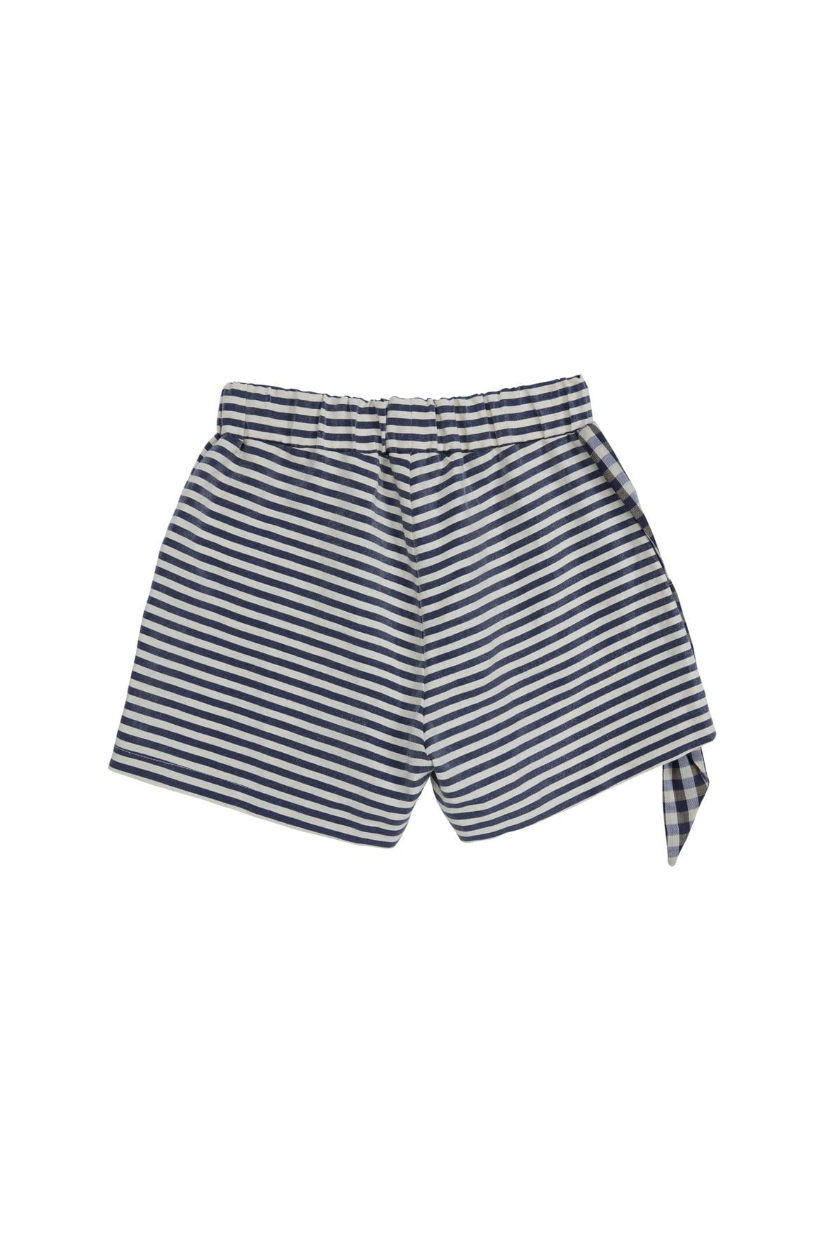 Blue Striped Skort