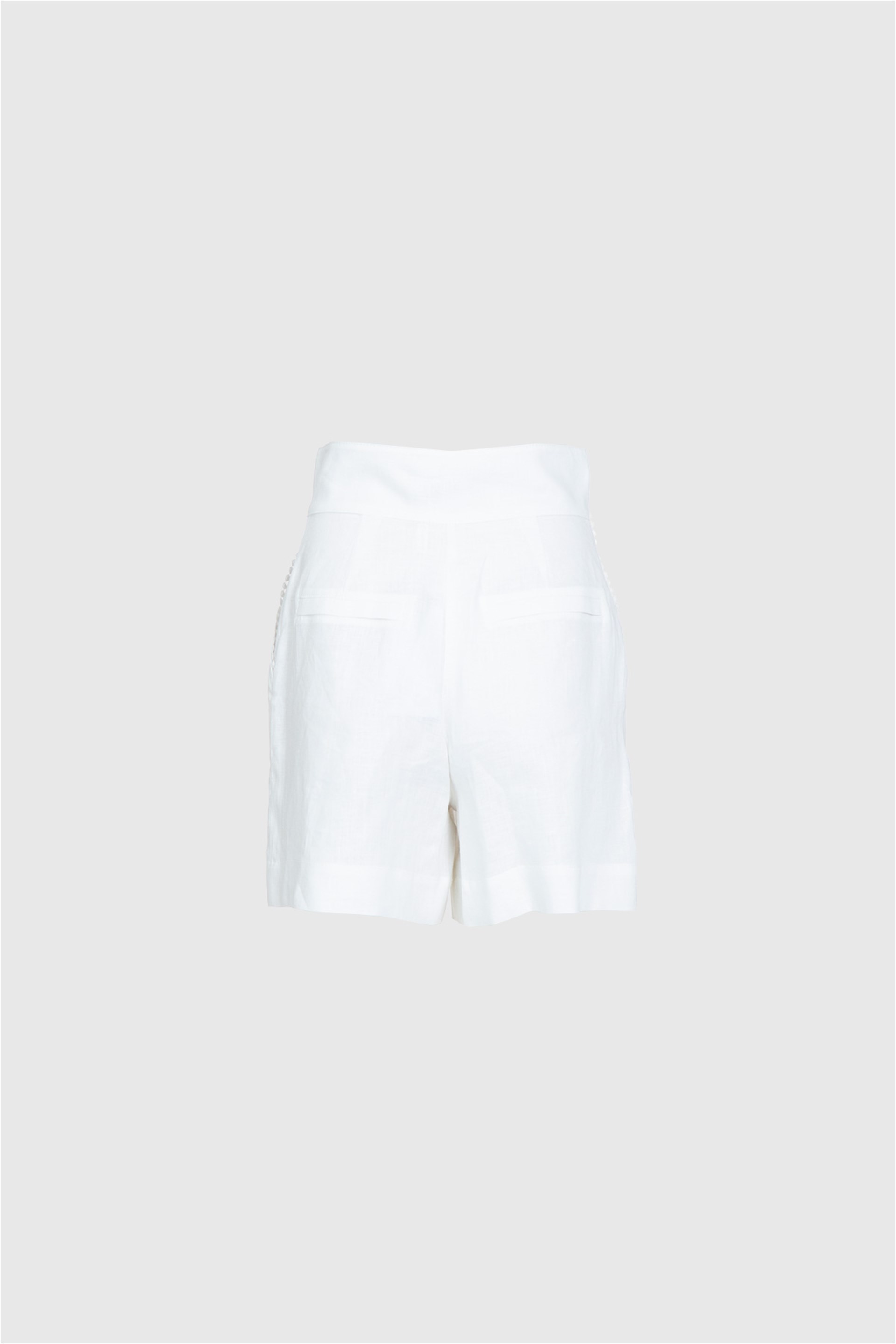 Dantel Detaylı Kırık Beyaz Şort