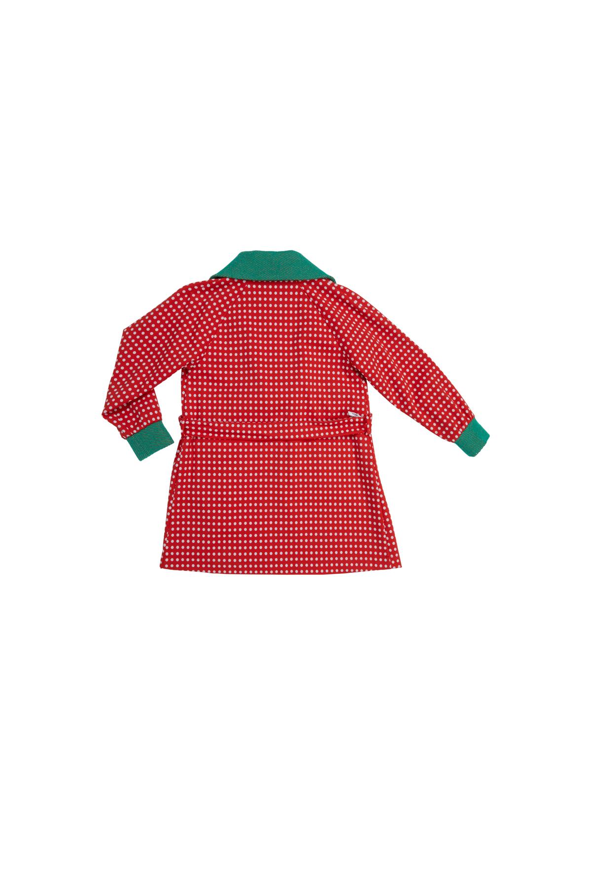 Etiket Detaylı Desenli Astarlı Röpteşambır