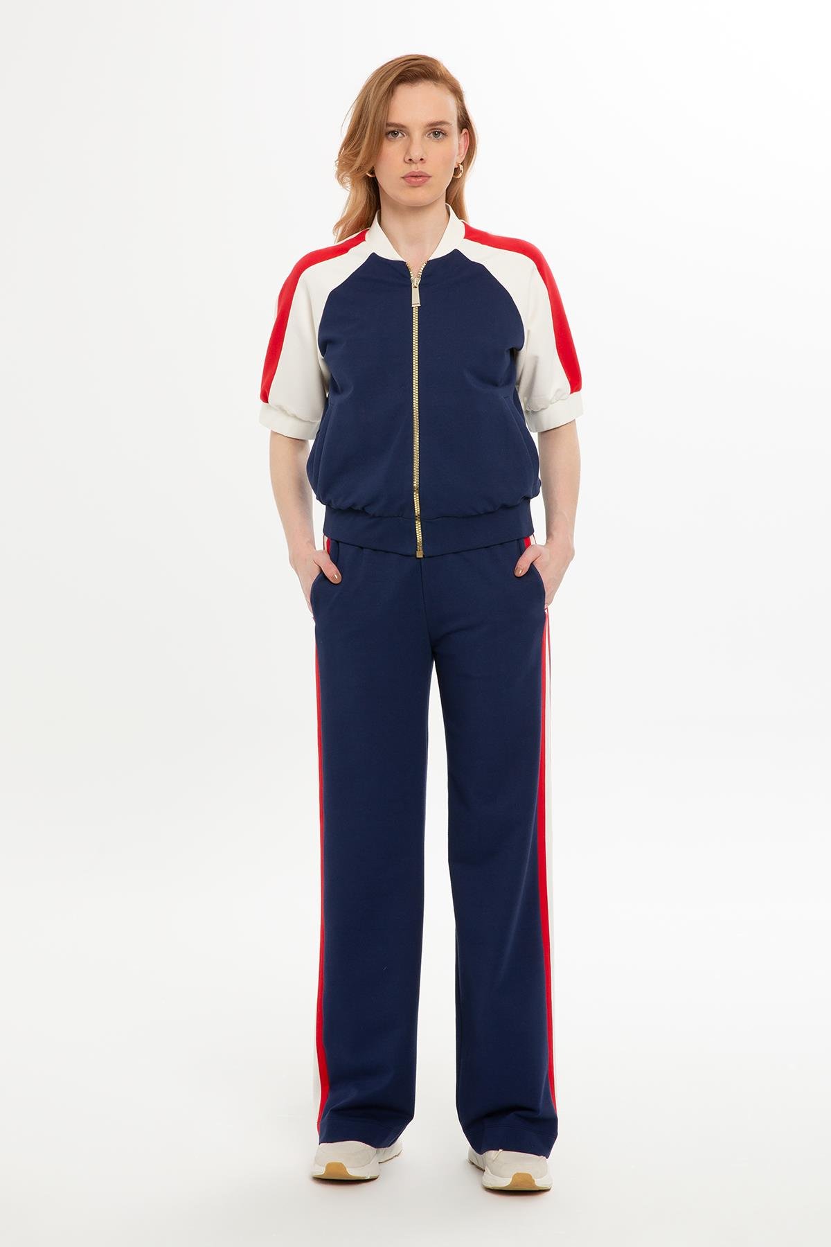 FERMUARLI BELDEN LASTİKLİ EŞOFMAN TAKIM