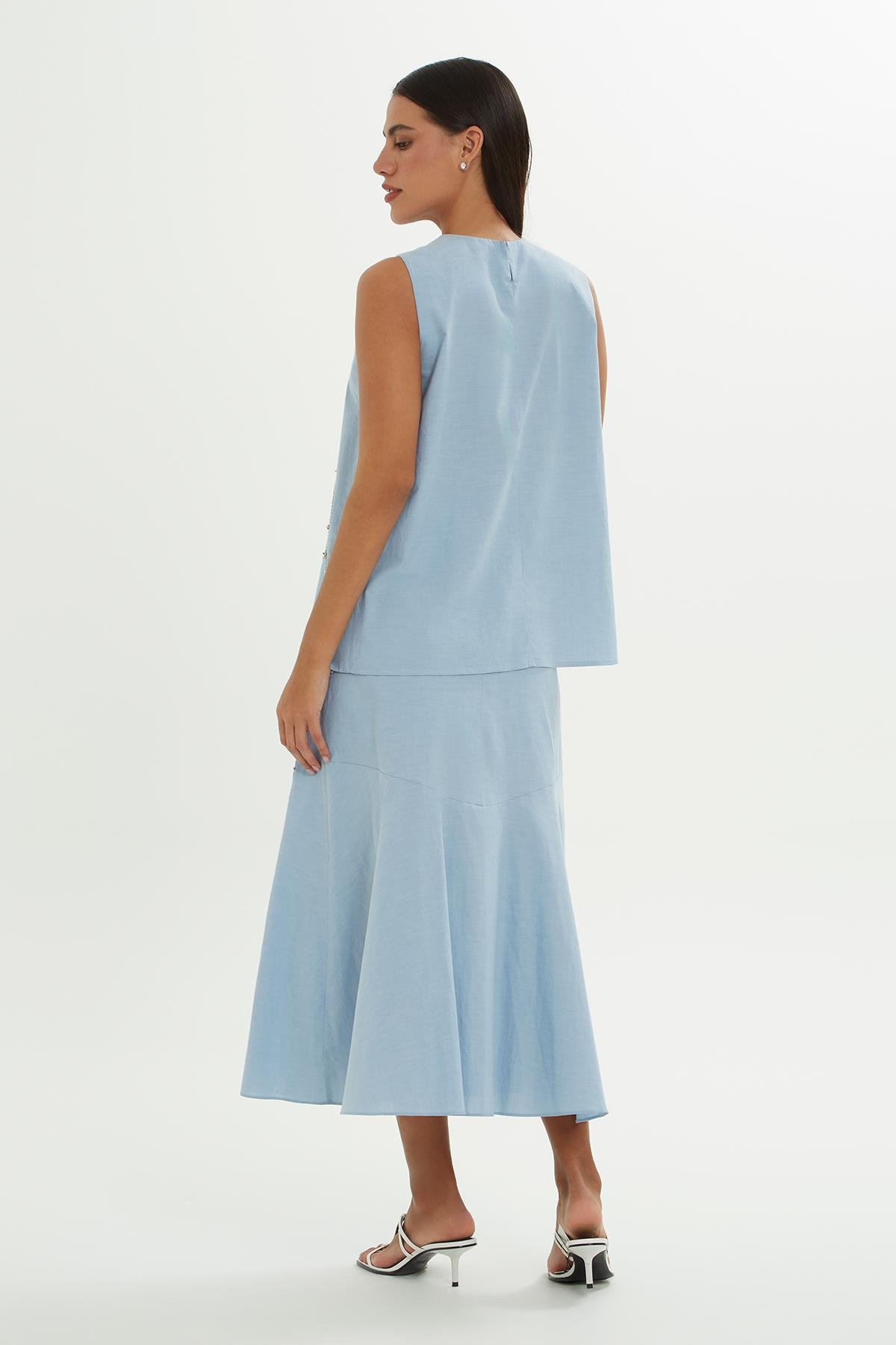 İŞLEME DETAYLI BLUZ