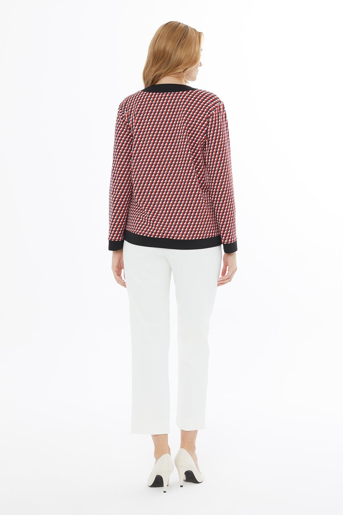 Classic Patterned Cardigan