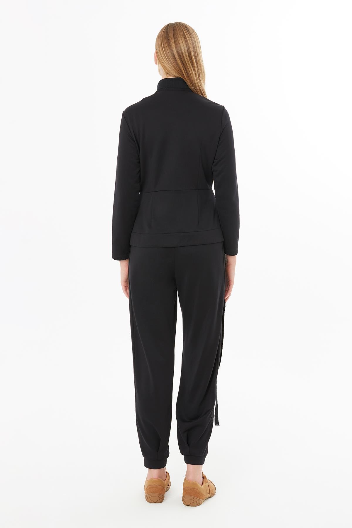 Black Jacket with Metal Accessories