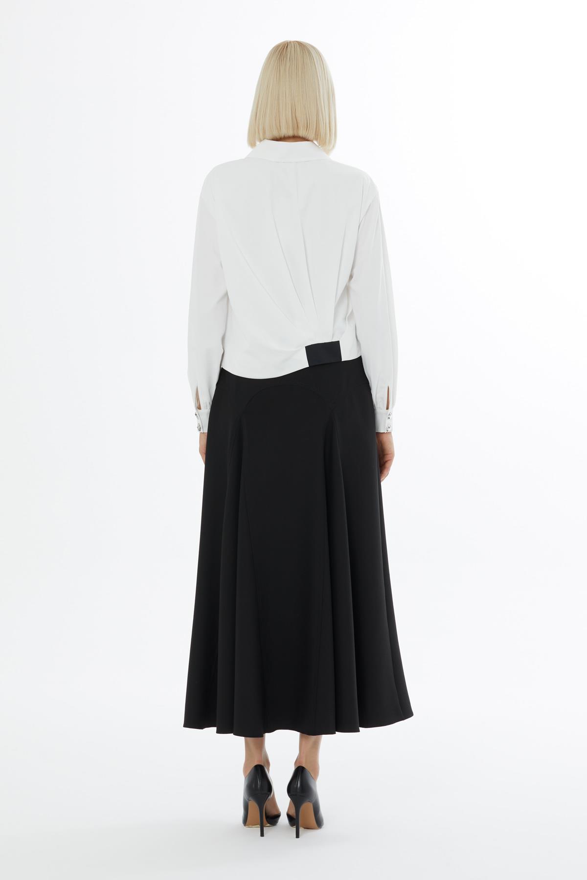 Modern Cut Ecru Jacket with Zipper