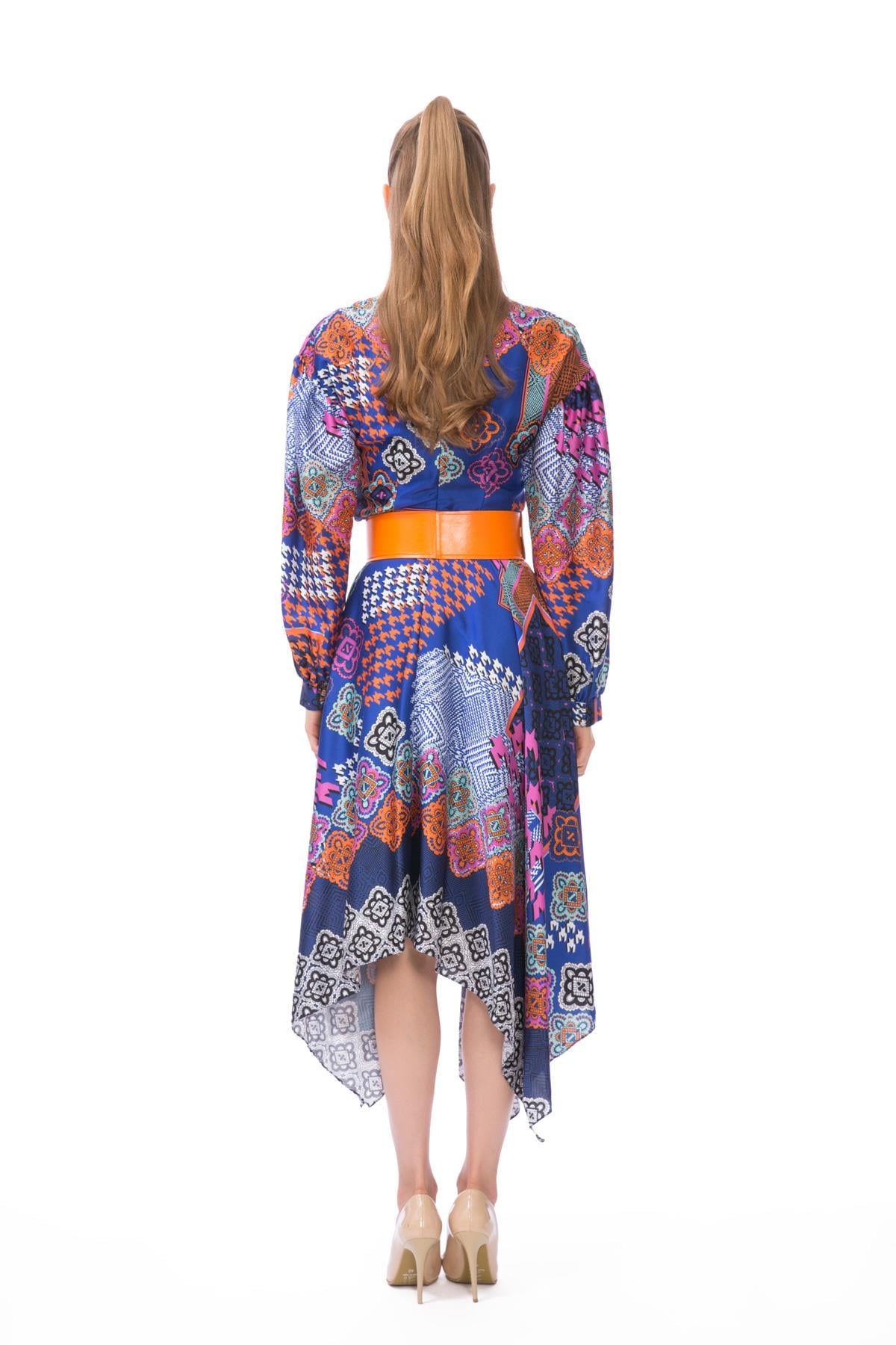 Embroidery Detailed Midi Dress