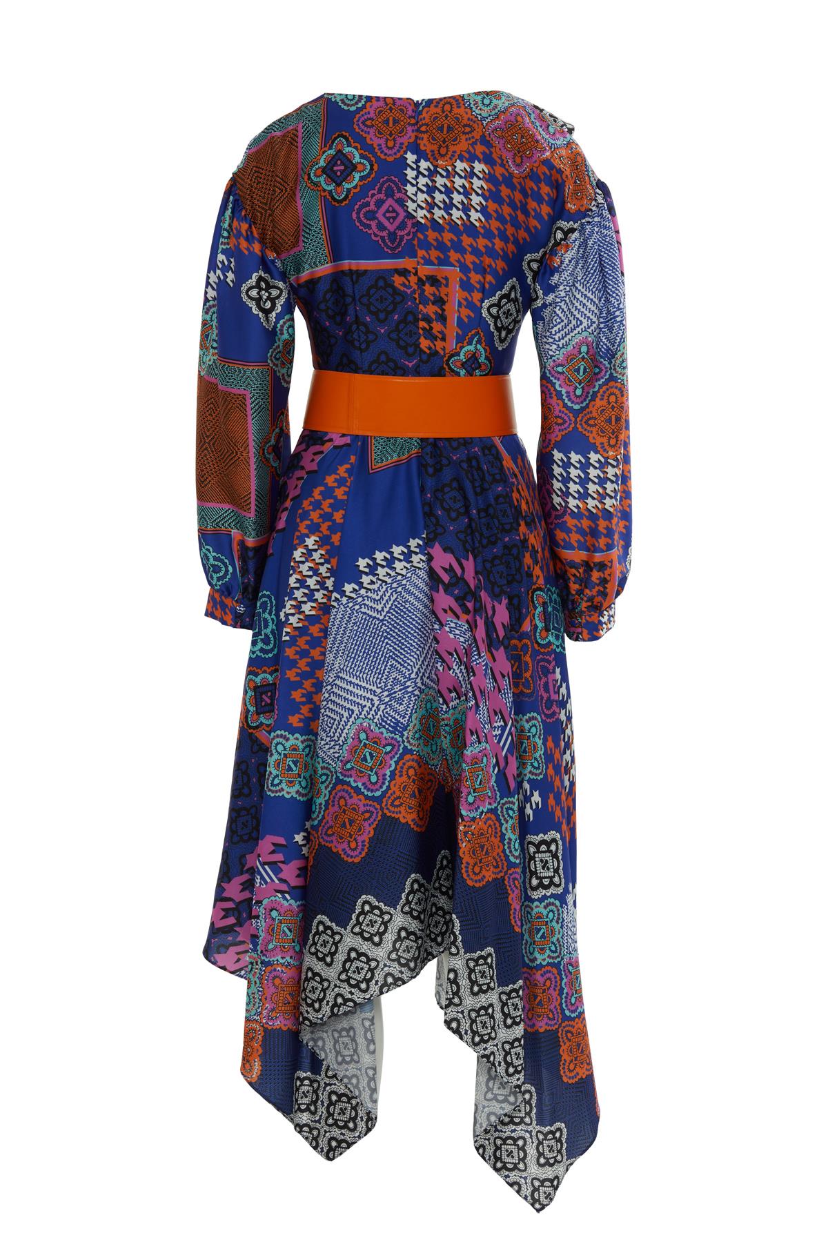 Embroidery Detailed Midi Dress