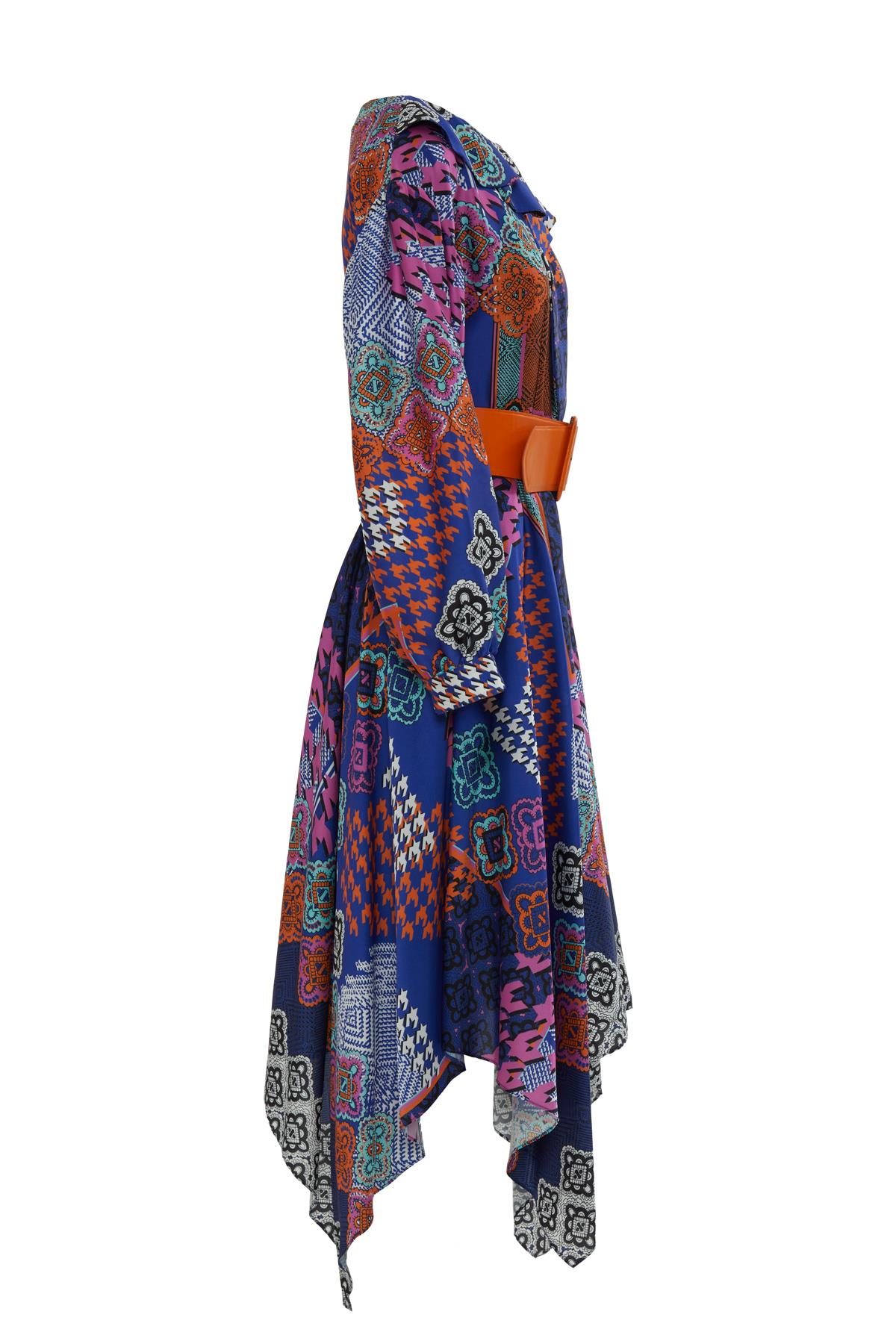 Embroidery Detailed Midi Dress