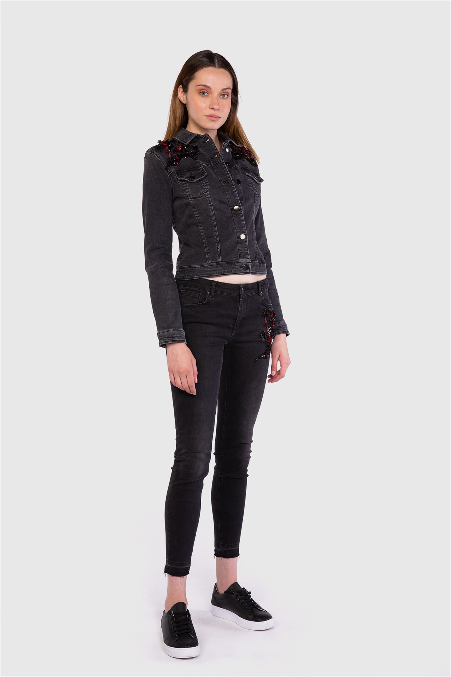 Skinny Siyah Jean Pantolon