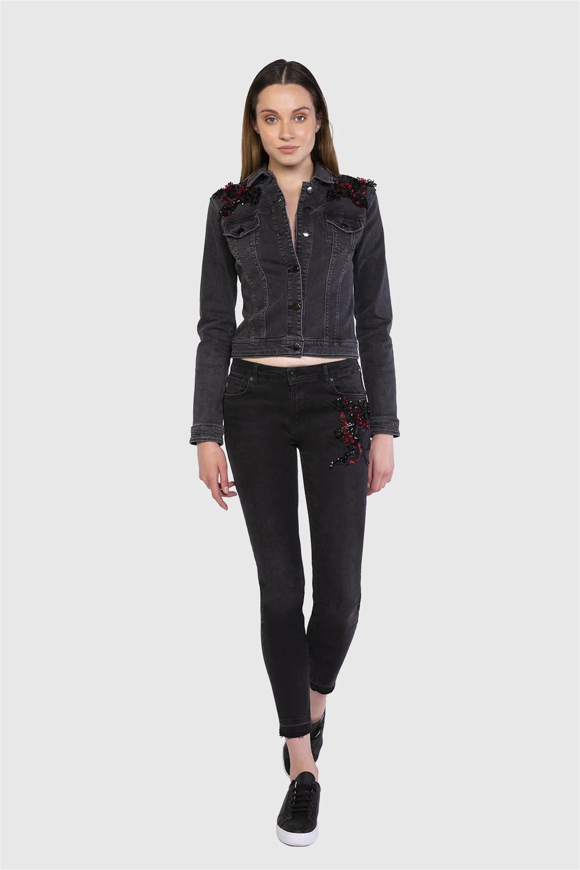 Skinny Siyah Jean Pantolon