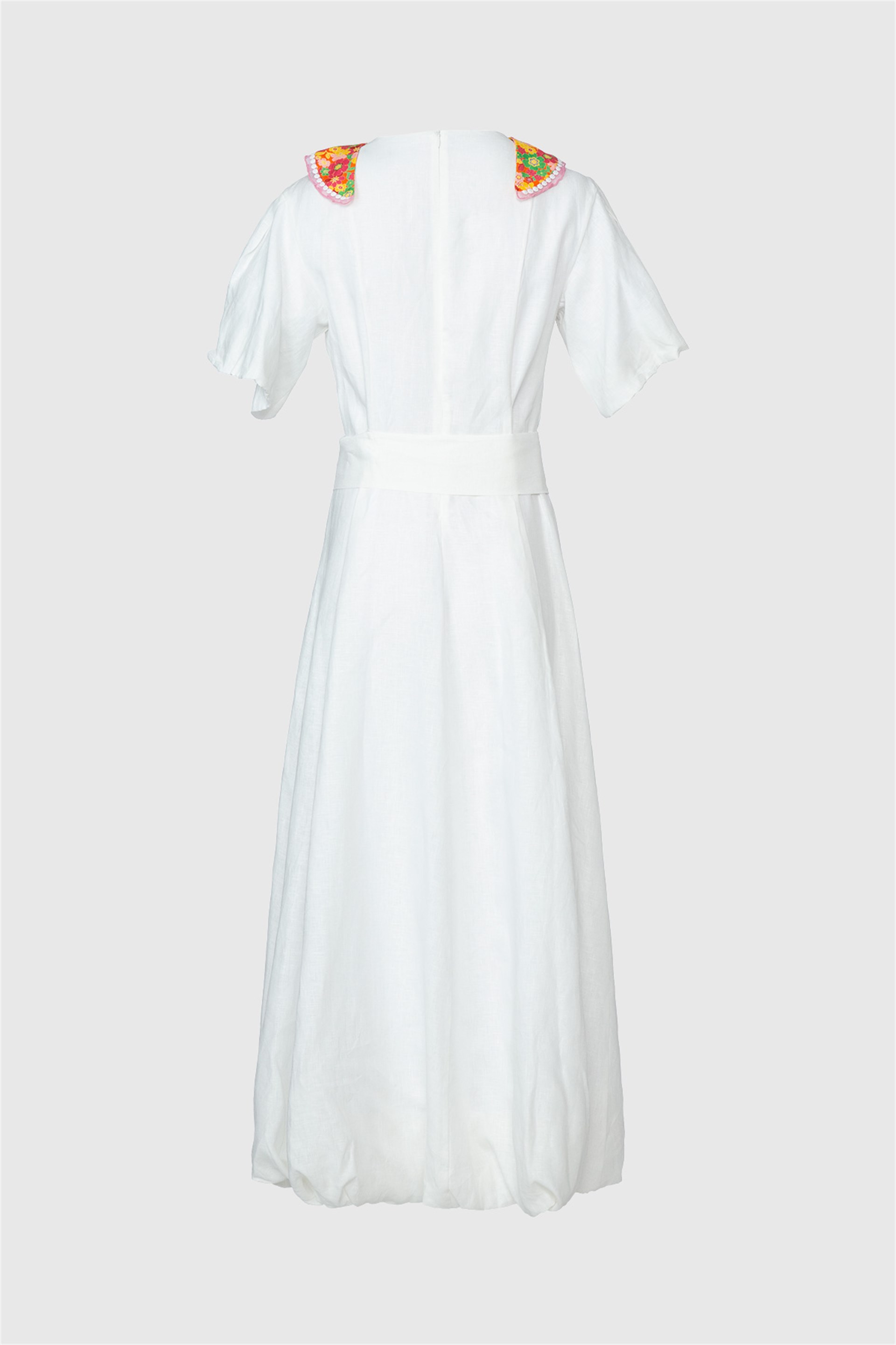 Floral Patterned Yellow Dress