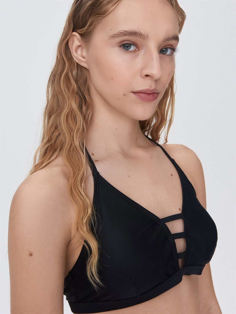 Sinsay Bikini Takımı Plain Siyah_XT614-99X