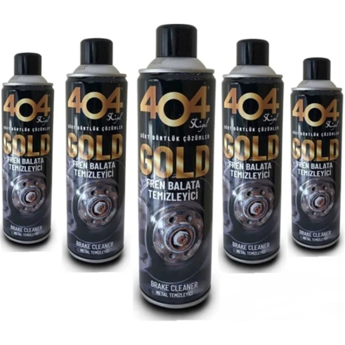 404 Gold Fren Balata Temizleme Spreyi ( Özel Seri ) 500 ml x 5'li