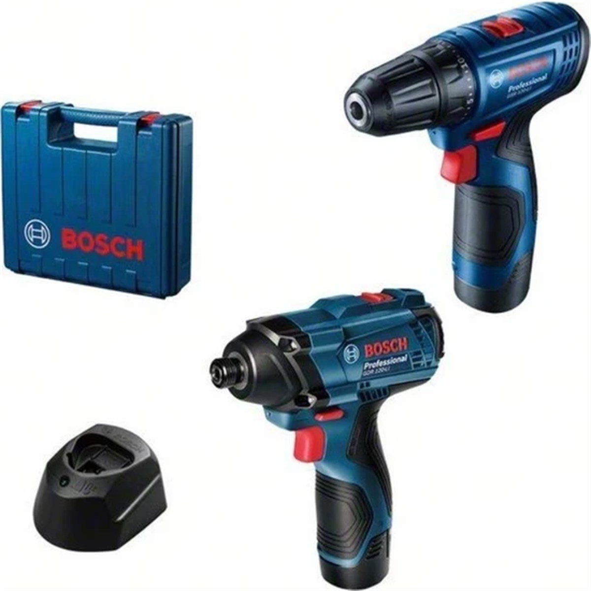 Bosch Professional Gsr 120-Lı Akülü Vidalama + GDR 120-Lı Somun Sıkma Makinesi 
