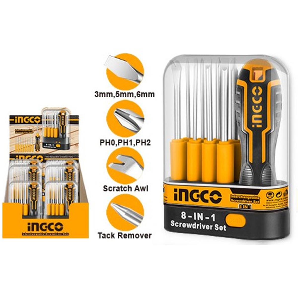 Ingco Akısd  0901 Tornavıda Setı 9 Prc 