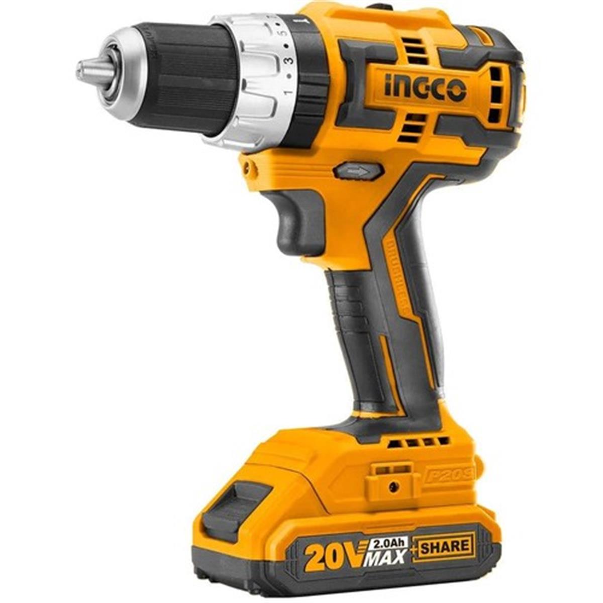 Ingco Cıdlı 20608 Sarjlı Darbeli Matkap 20 V 2 Ah 
