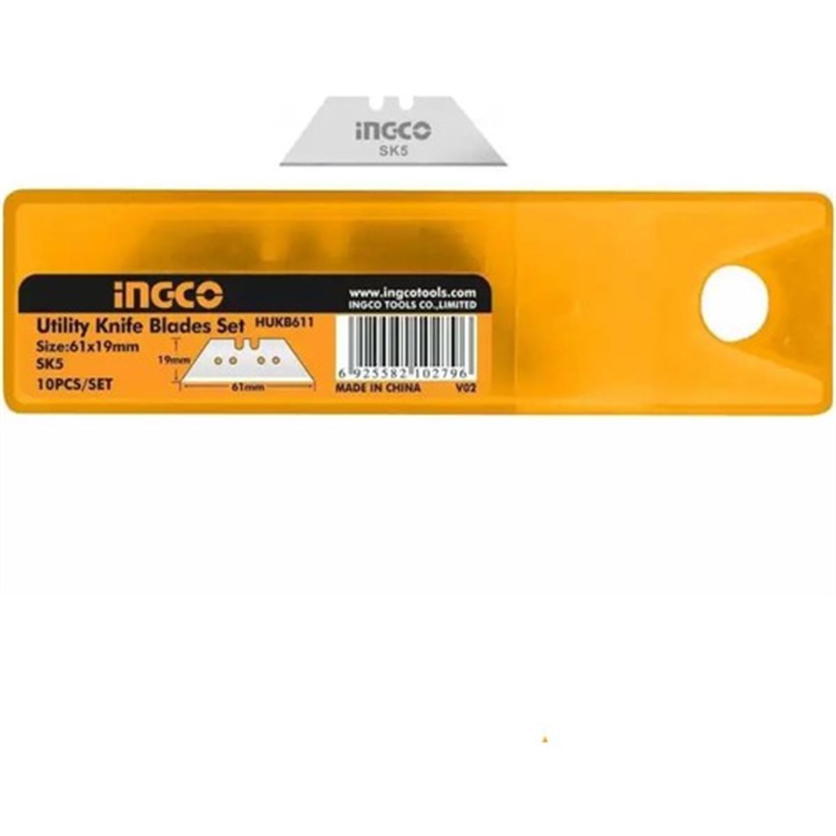 Ingco Hukb 611 Maket Bıcagı Yedegi 10 Lu 