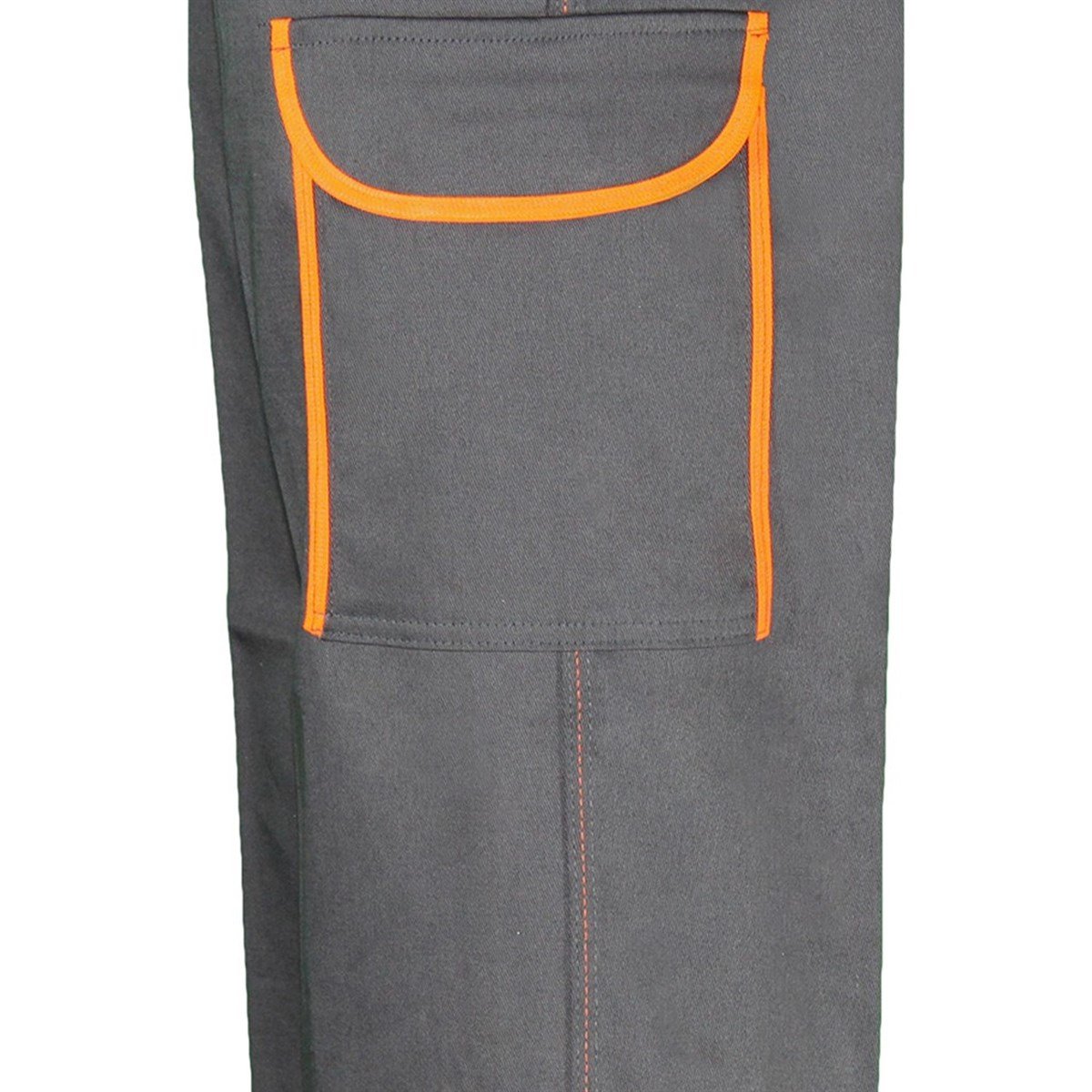 Ssm 0191 Gabardin Reflektörlü Renkli Biyeli İş Pantolonu