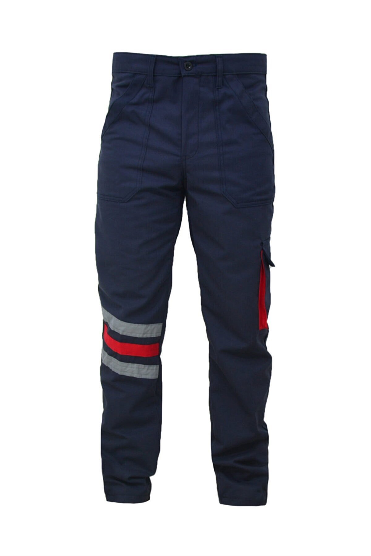 Ssm 0237 Serdura Çapraz Reflektörlü Lacivert İş Pantolonu