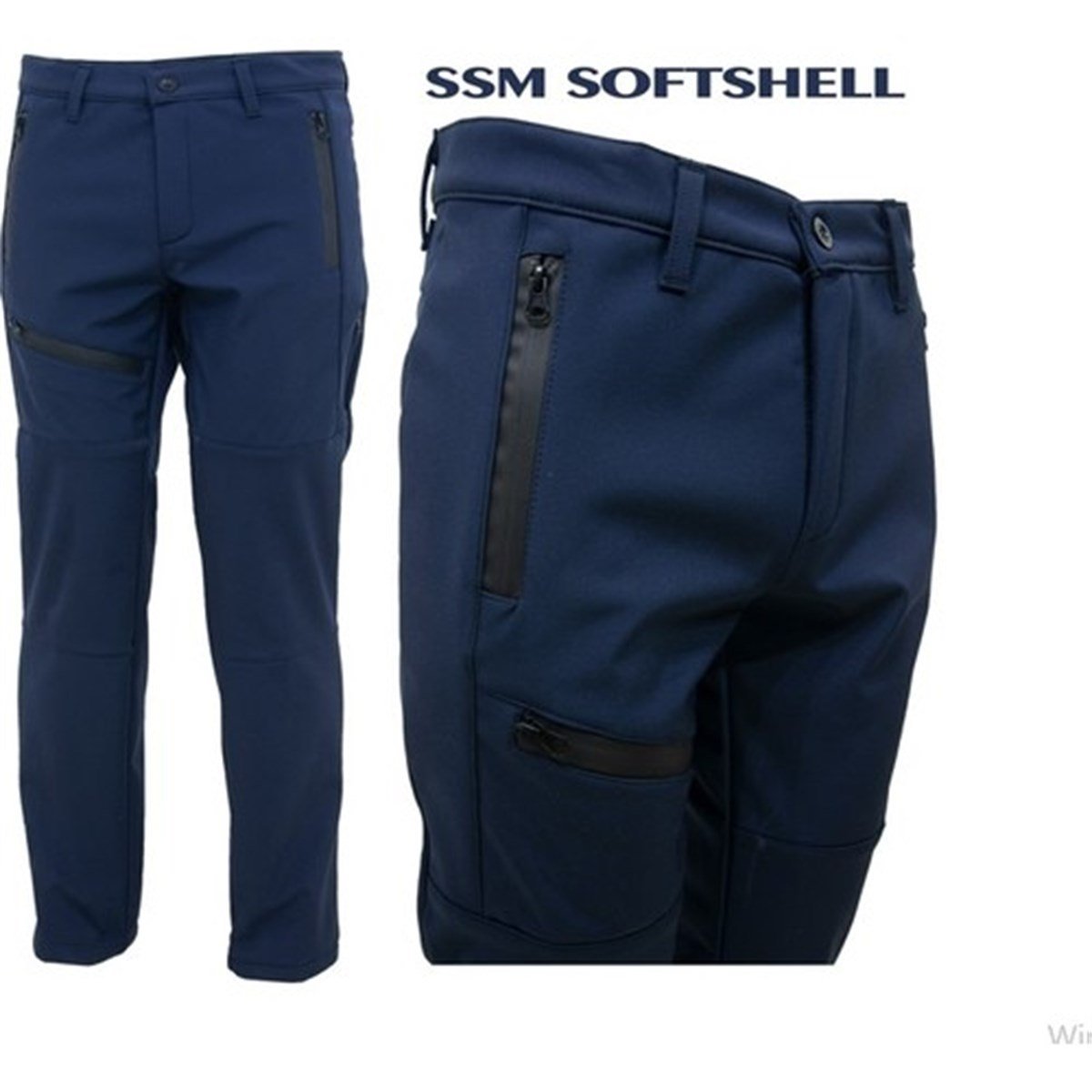 Ssm 0747 Fermuarlı Softshell Pantolon