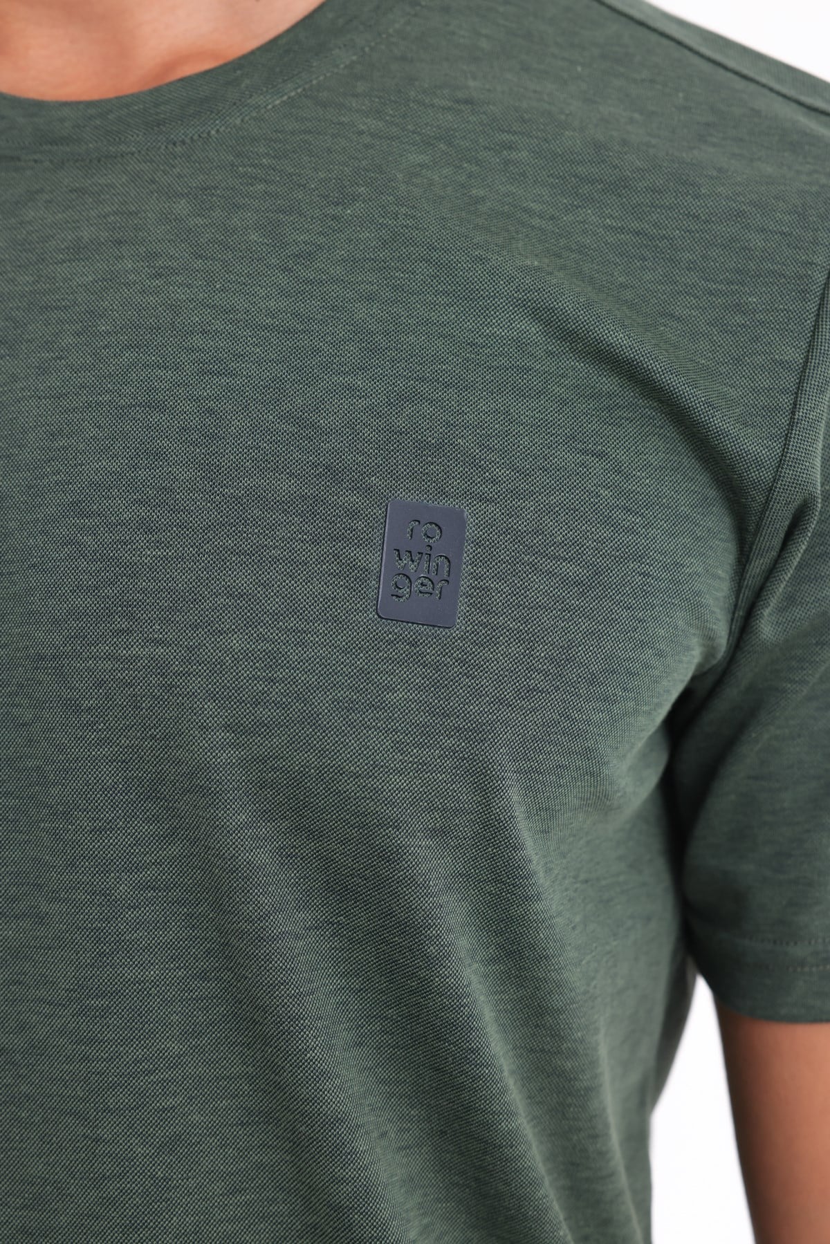 Bisiklet Yaka Merserize Erkek Spor T-Shirt