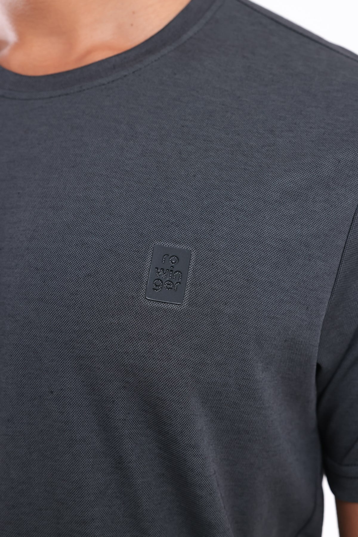 Bisiklet Yaka Merserize Erkek Spor T-Shirt