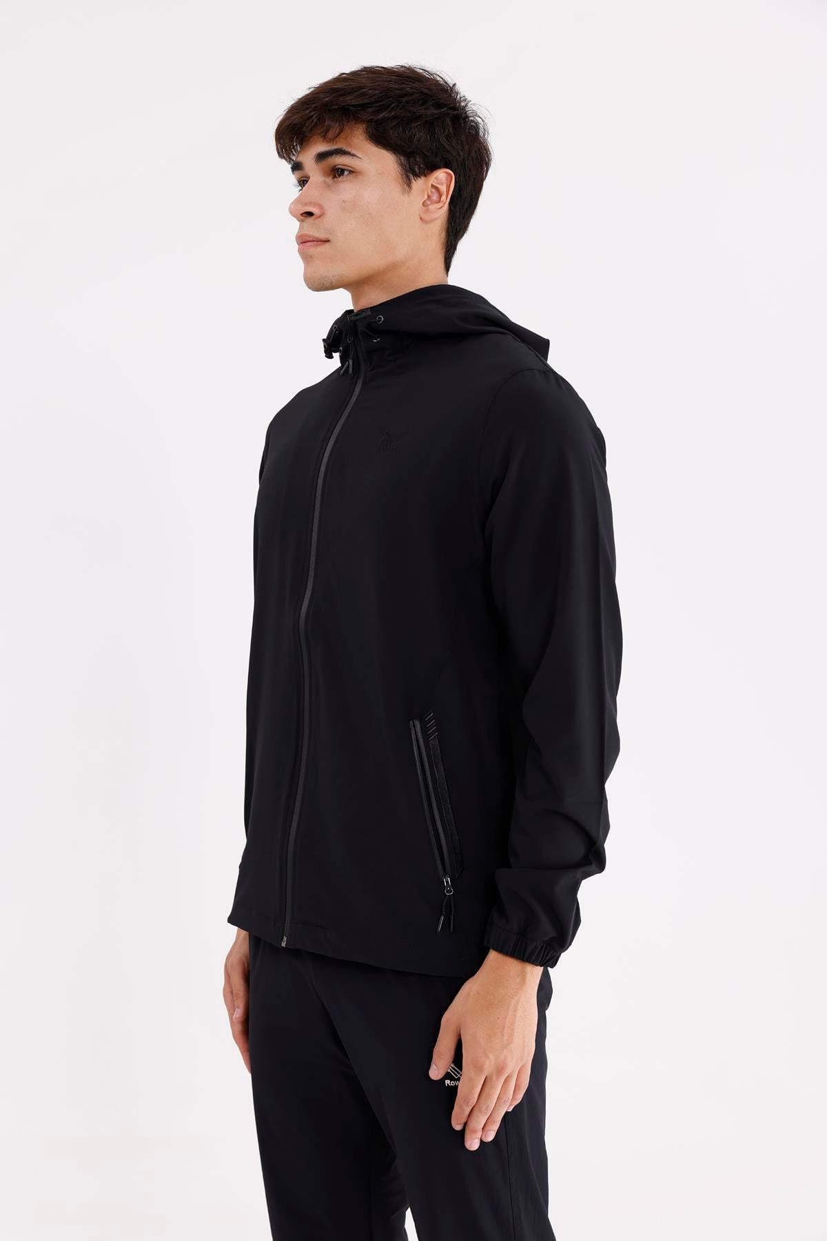 Boncuk İşleme Detaylı Rahat Kalıp Şehir Stili Kapüşonlu Sweatshirt